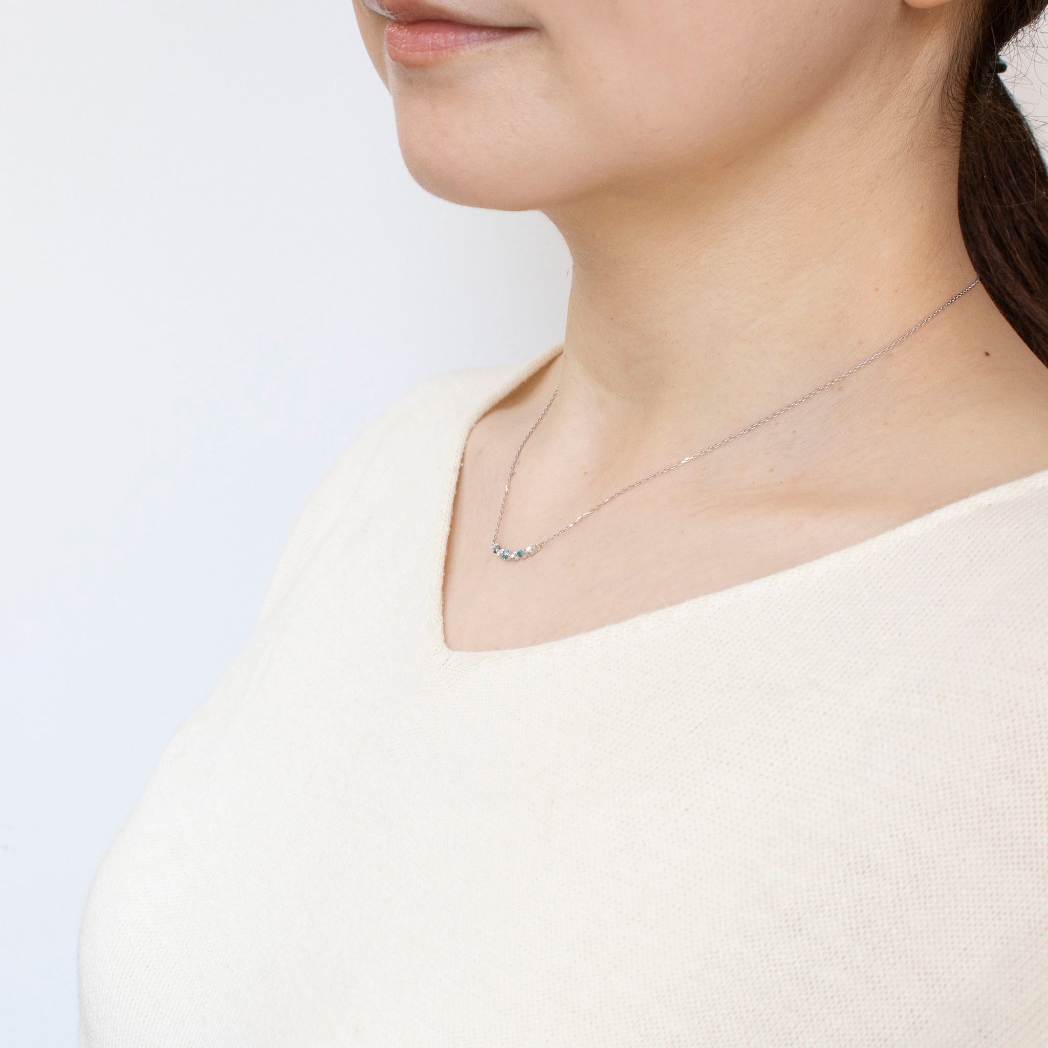 グランディディエライト/ダイヤモンド プラチナネックレス《25H00506》