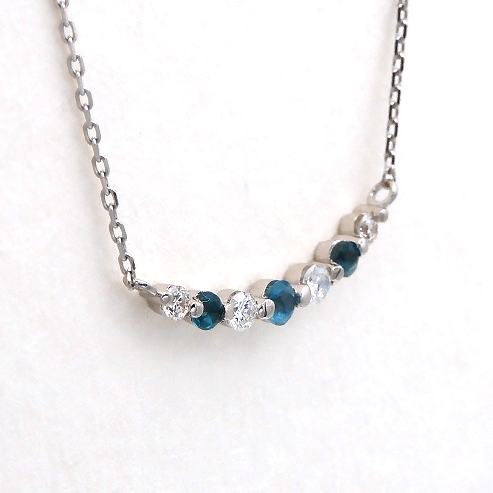 グランディディエライト/ダイヤモンド プラチナネックレス《25H00506》