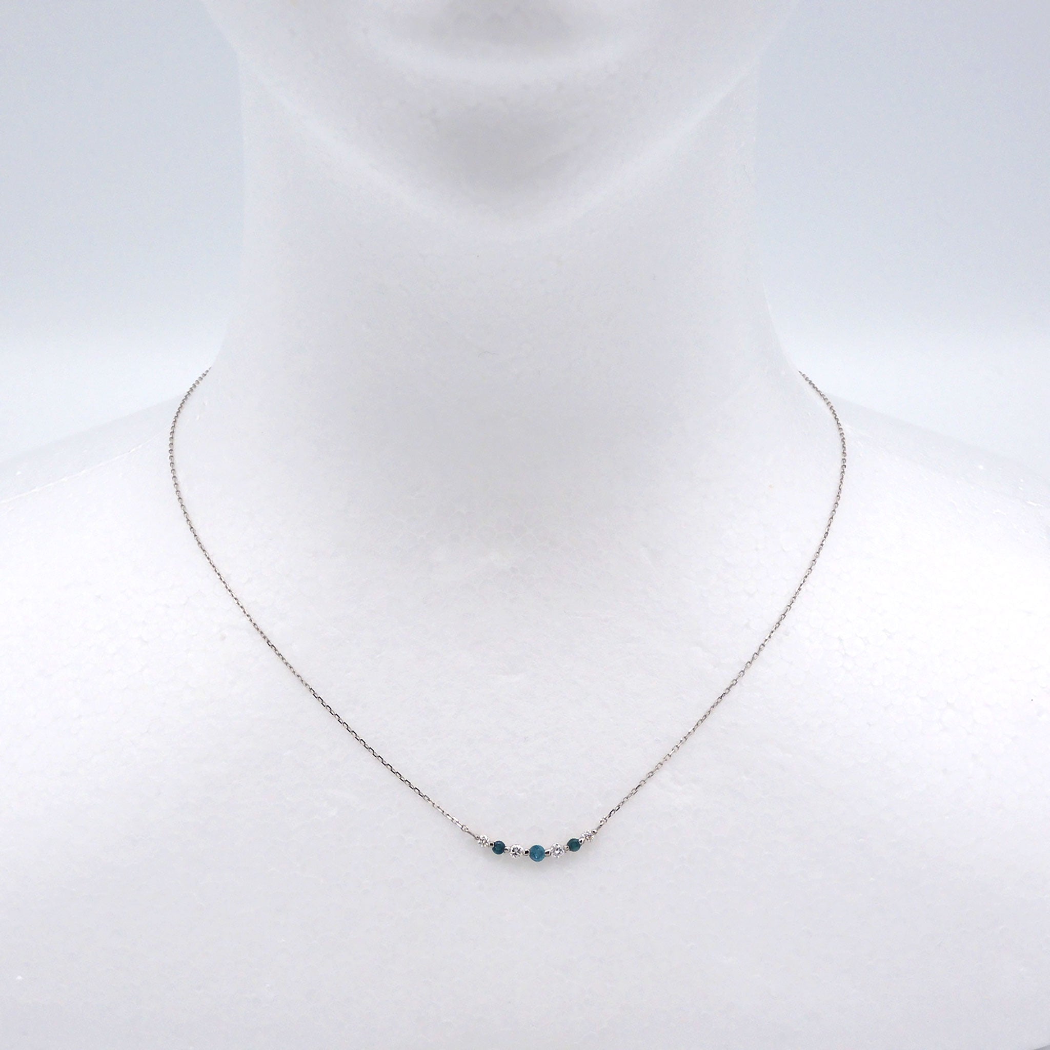 グランディディエライト/ダイヤモンド プラチナネックレス《25H00506》