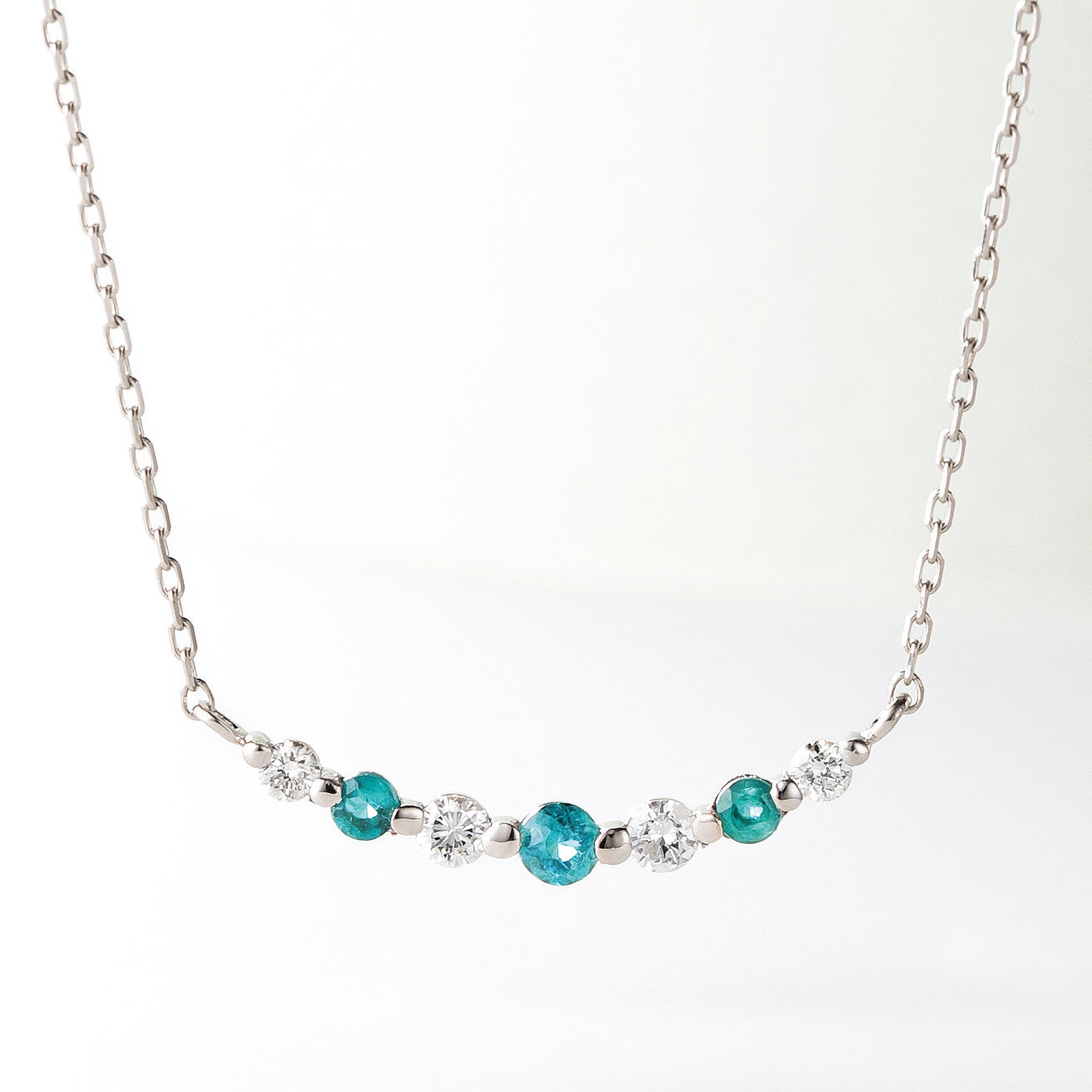 グランディディエライト/ダイヤモンド プラチナネックレス《25H00506》