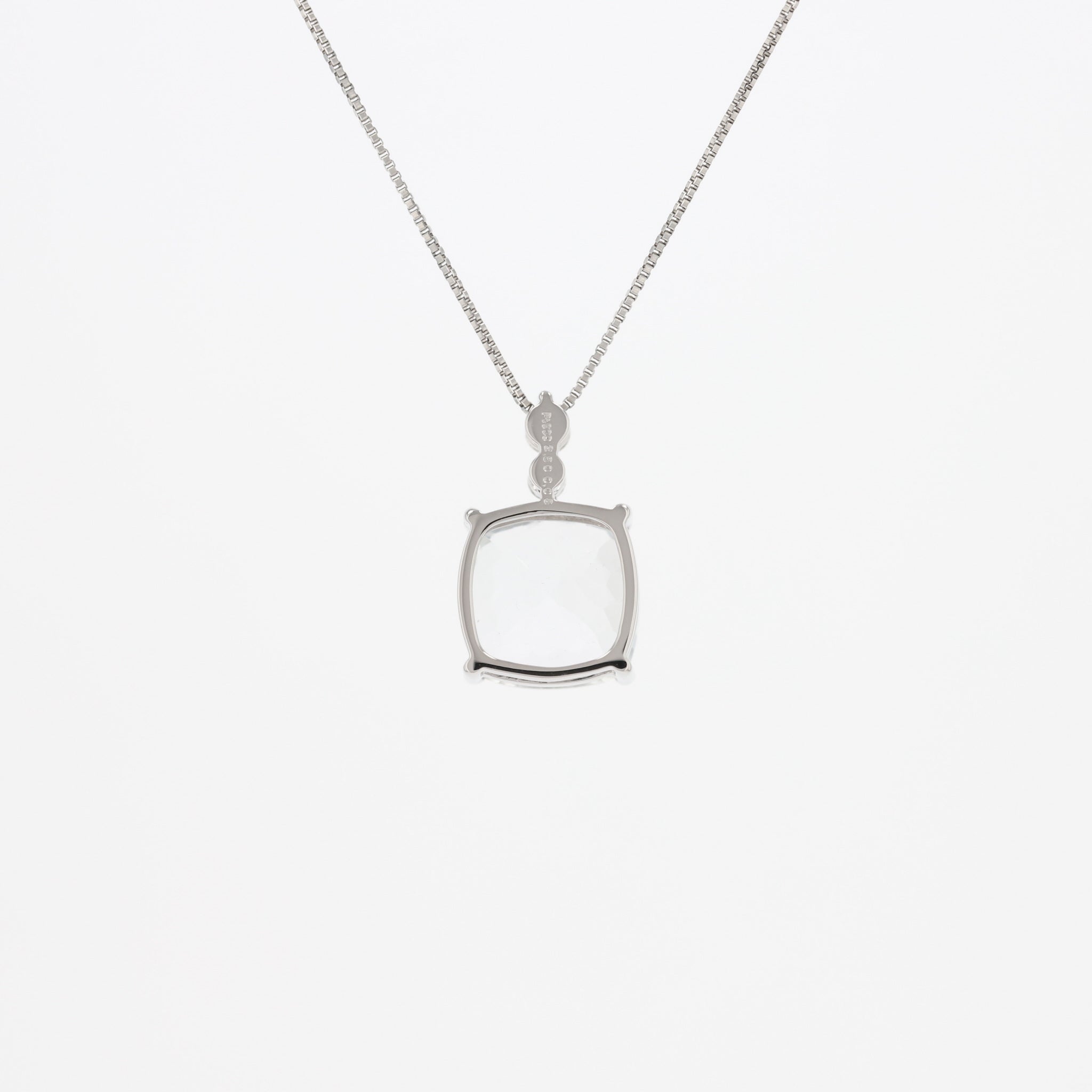 ゴッシェナイト/ダイヤモンド プラチナネックレス(2.5カラット/鑑別書付)《25H00709》