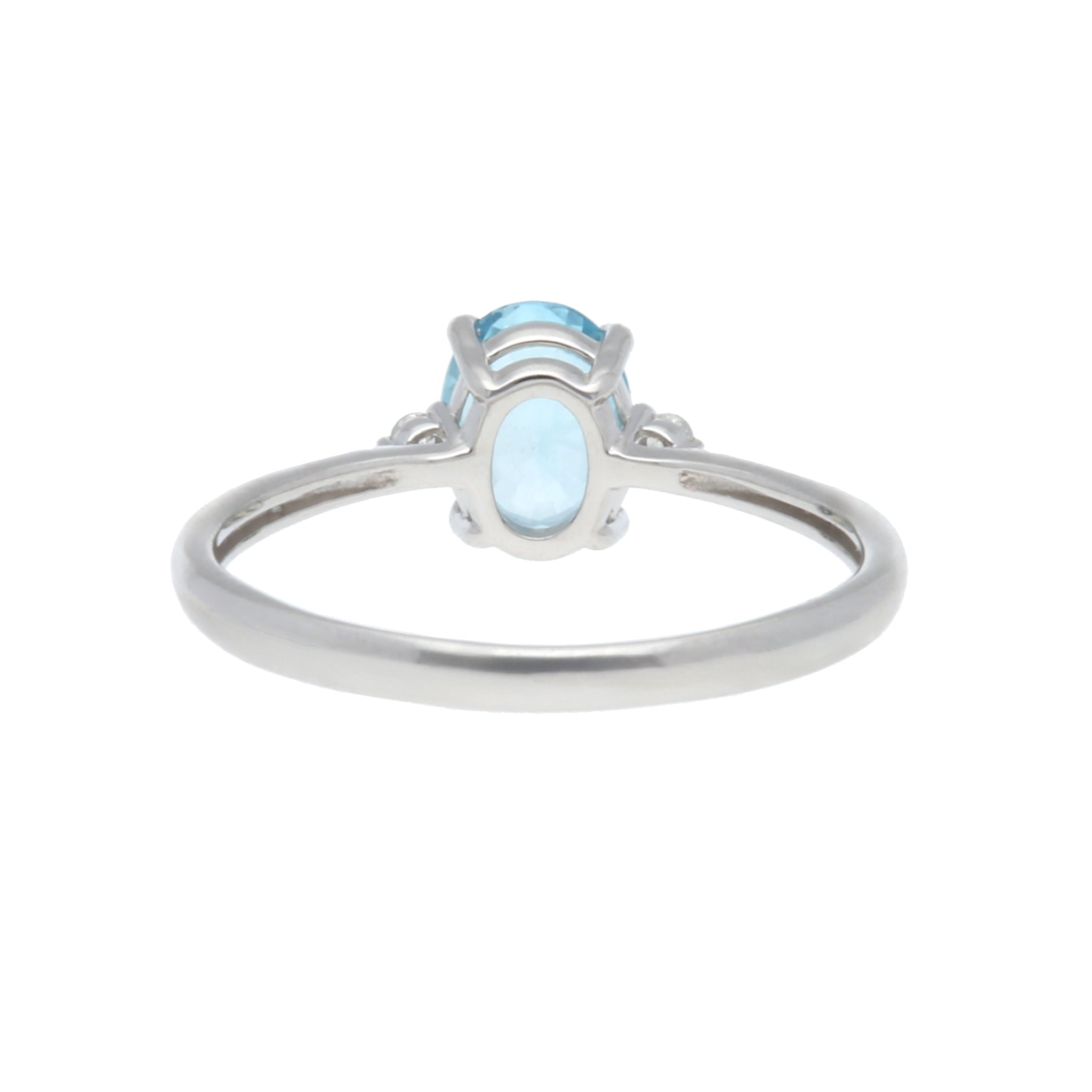 ブルージルコン プラチナリング(1.0カラット)《25H00807》