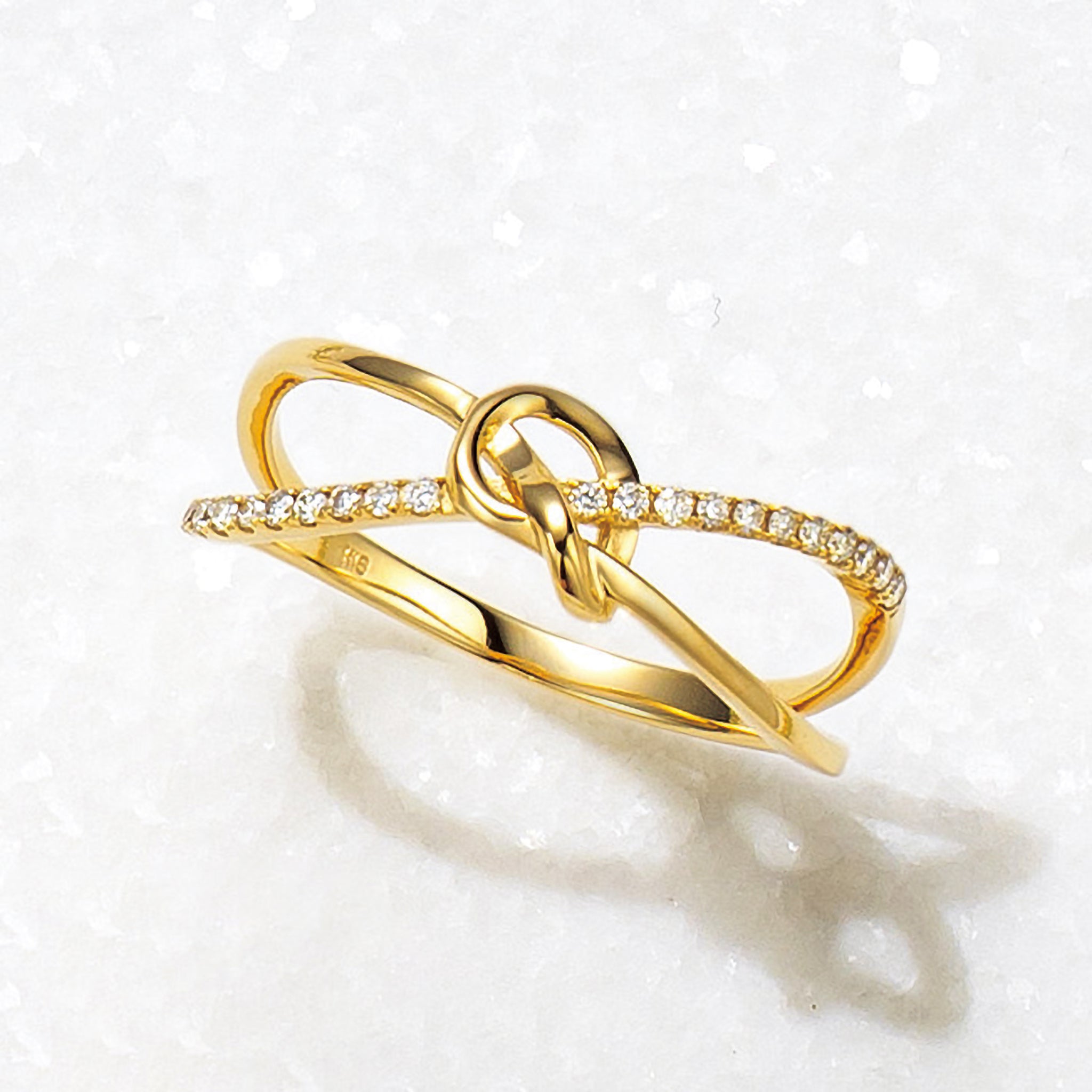 ダイヤモンド K18リング《25H00907》