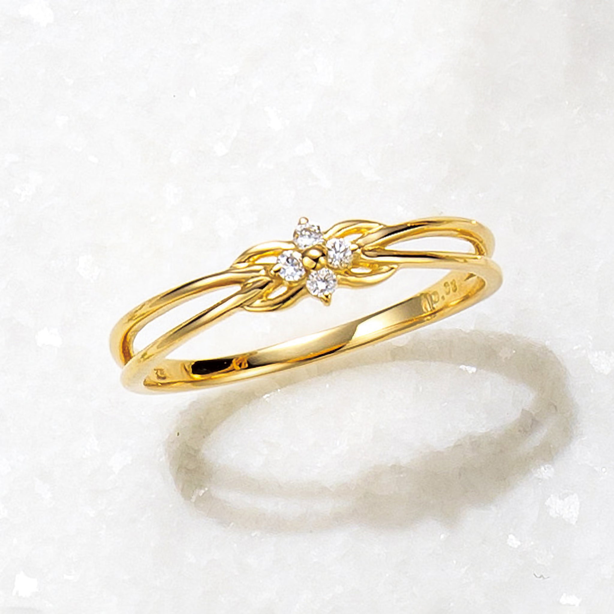 天然ダイヤk18リング 楽天市場】k18 しずく 0.08ct 天然ダイヤモンド リング 指輪 雫