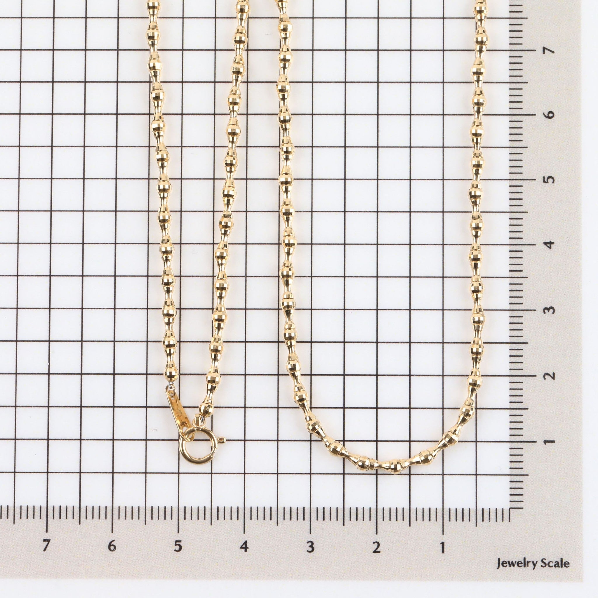 K18ネックレス(ロング/70cm)《25H00910》