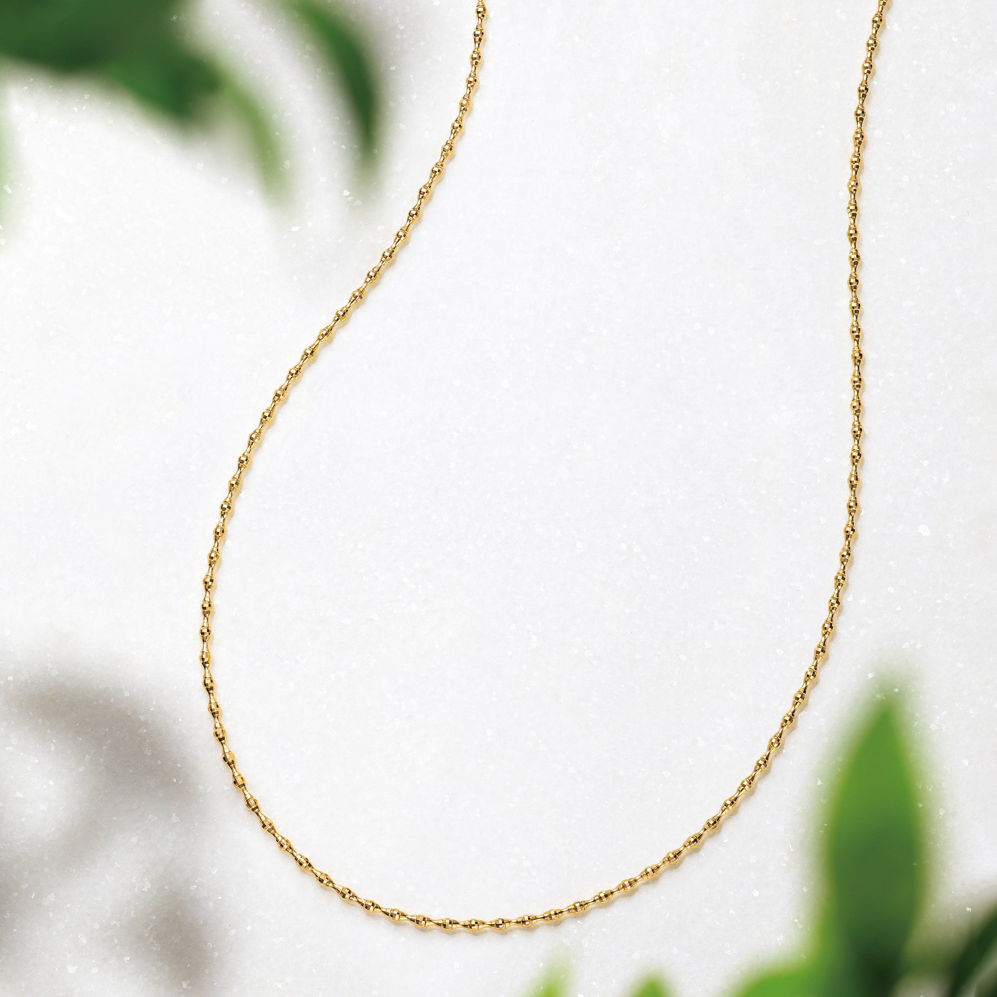 K18ネックレス(ロング/70cm)《25H00910》