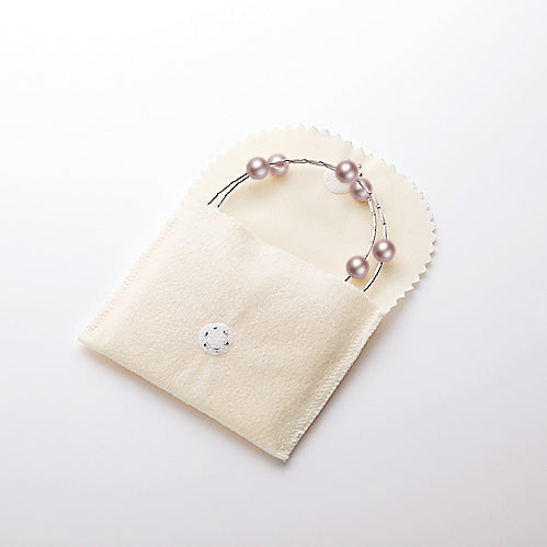 パール K18ブレスレット(淡水真珠/9mm・10mm/パープル系/形状記憶/フリーサイズ/6月誕生石)《25H01105》