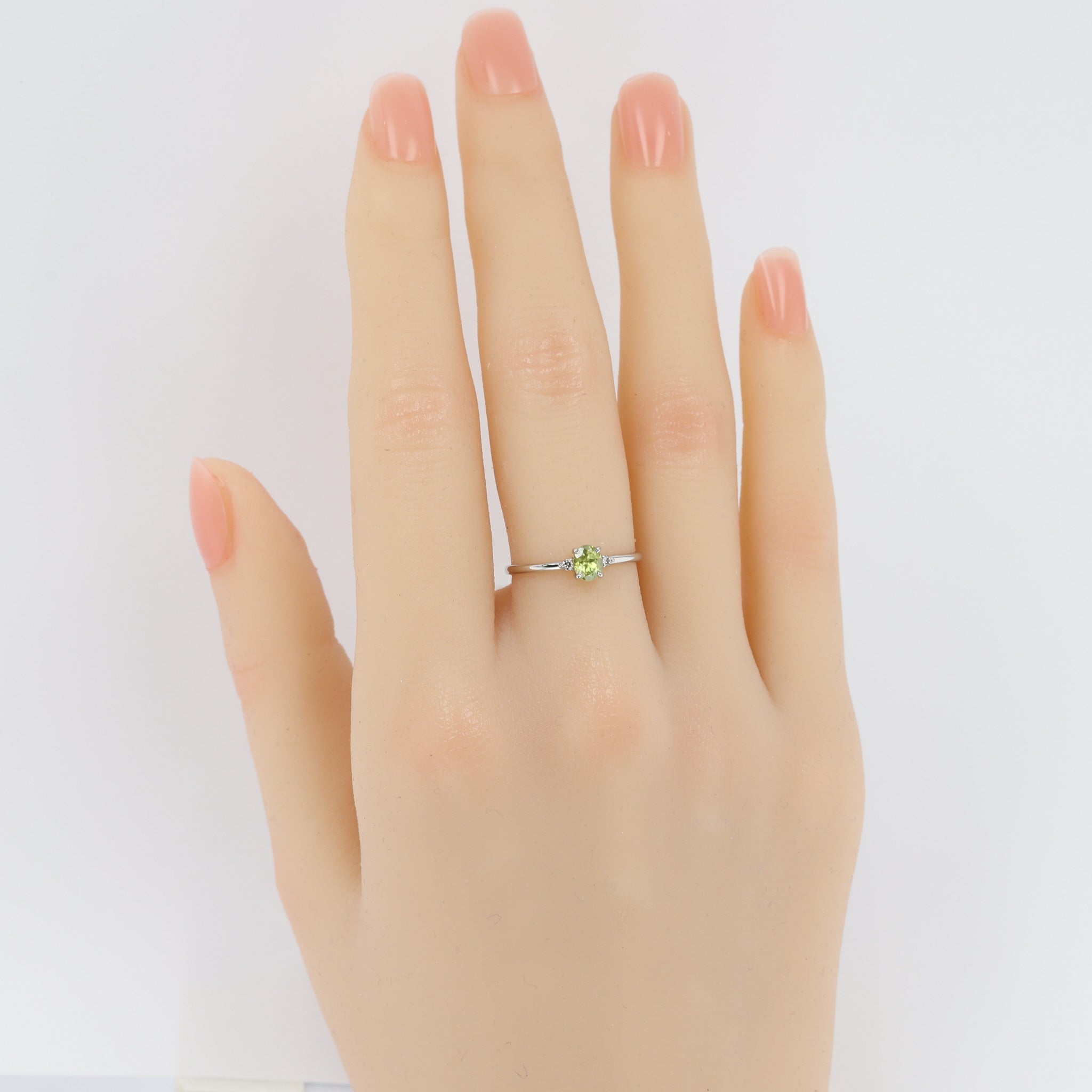 スフェーン/ダイヤモンド プラチナリング(7月誕生石)《25H01205》