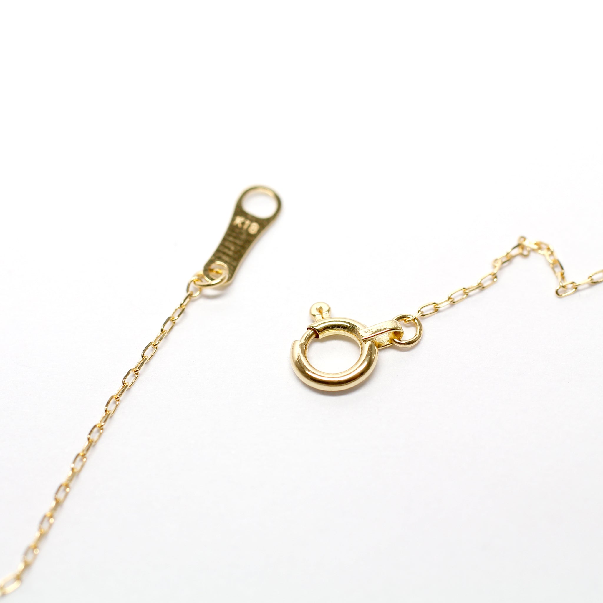 ルビー K18ネックレス(ハートモチーフ/7月誕生石)《25H01210》