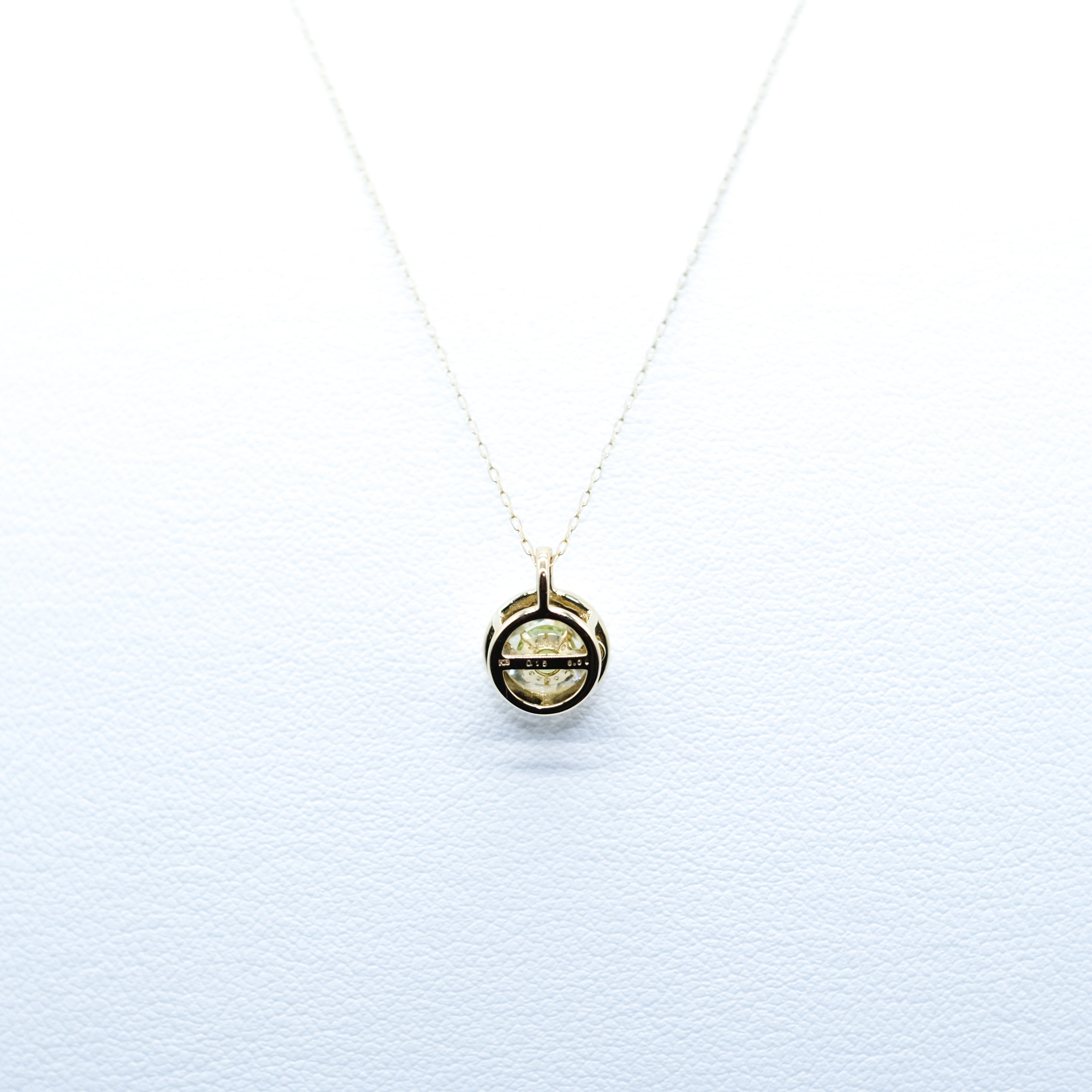 ロッククリスタル/ペリドット K18ネックレス《25H01402》