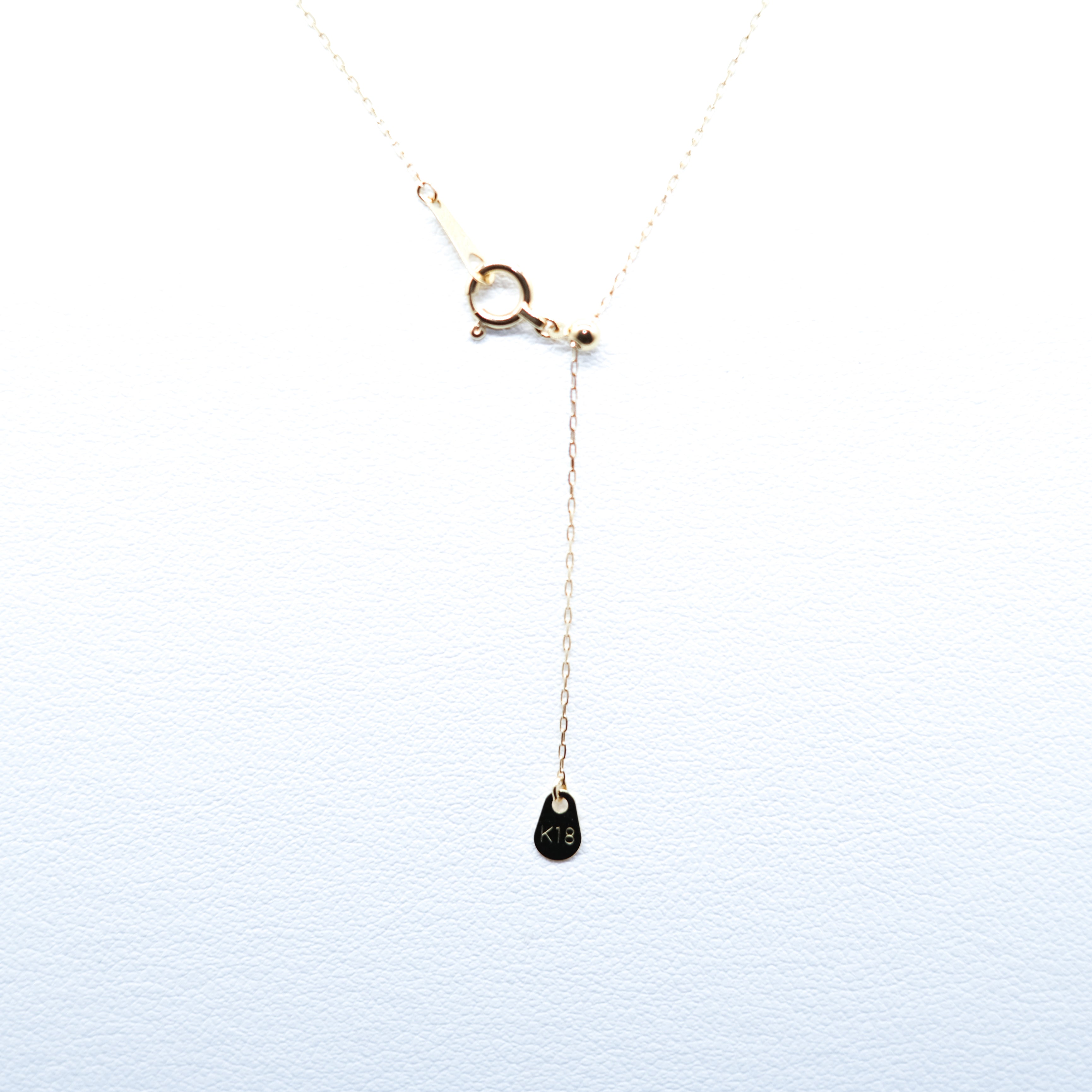 ロッククリスタル/ペリドット K18ネックレス《25H01402》