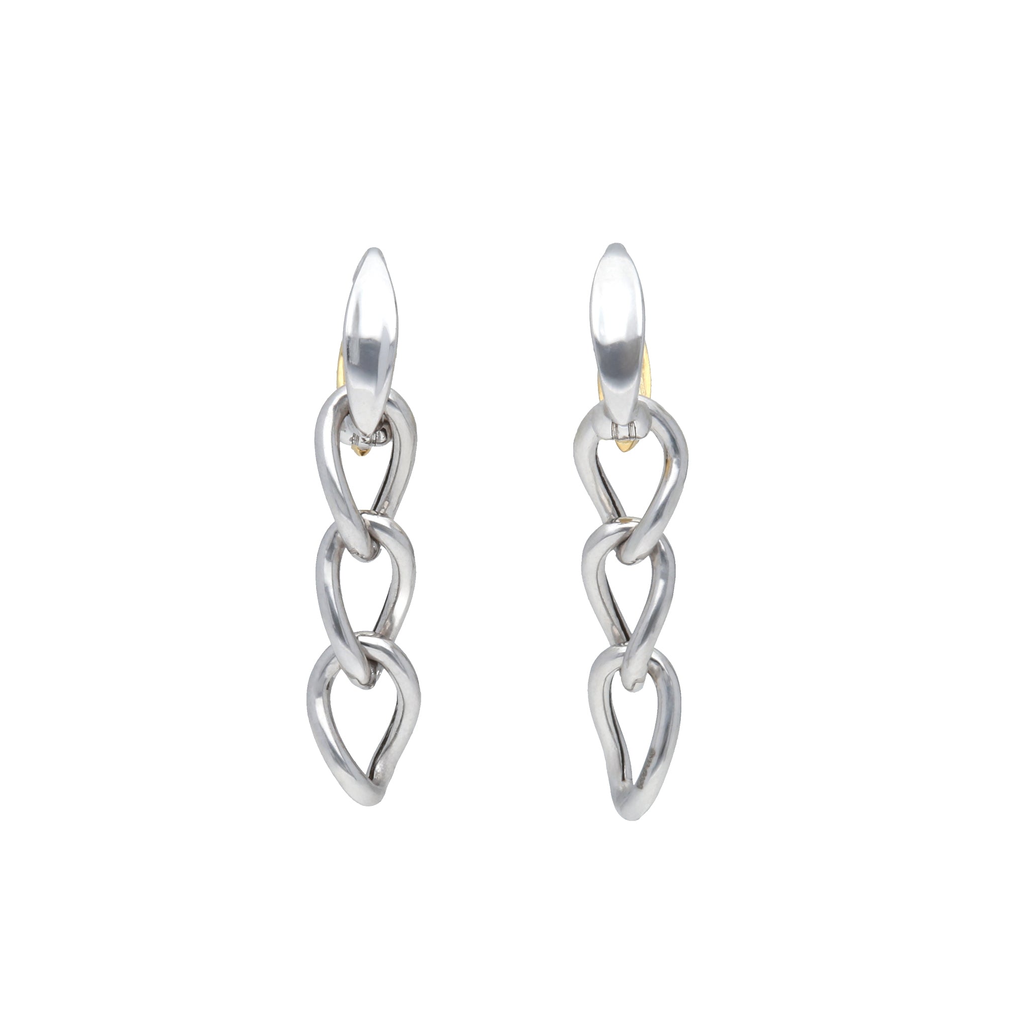 ペリドット K10イヤリング(ピアリング/リバーシブル/コンビカラー/チャーム2点セット/8月誕生石)《25H01501》