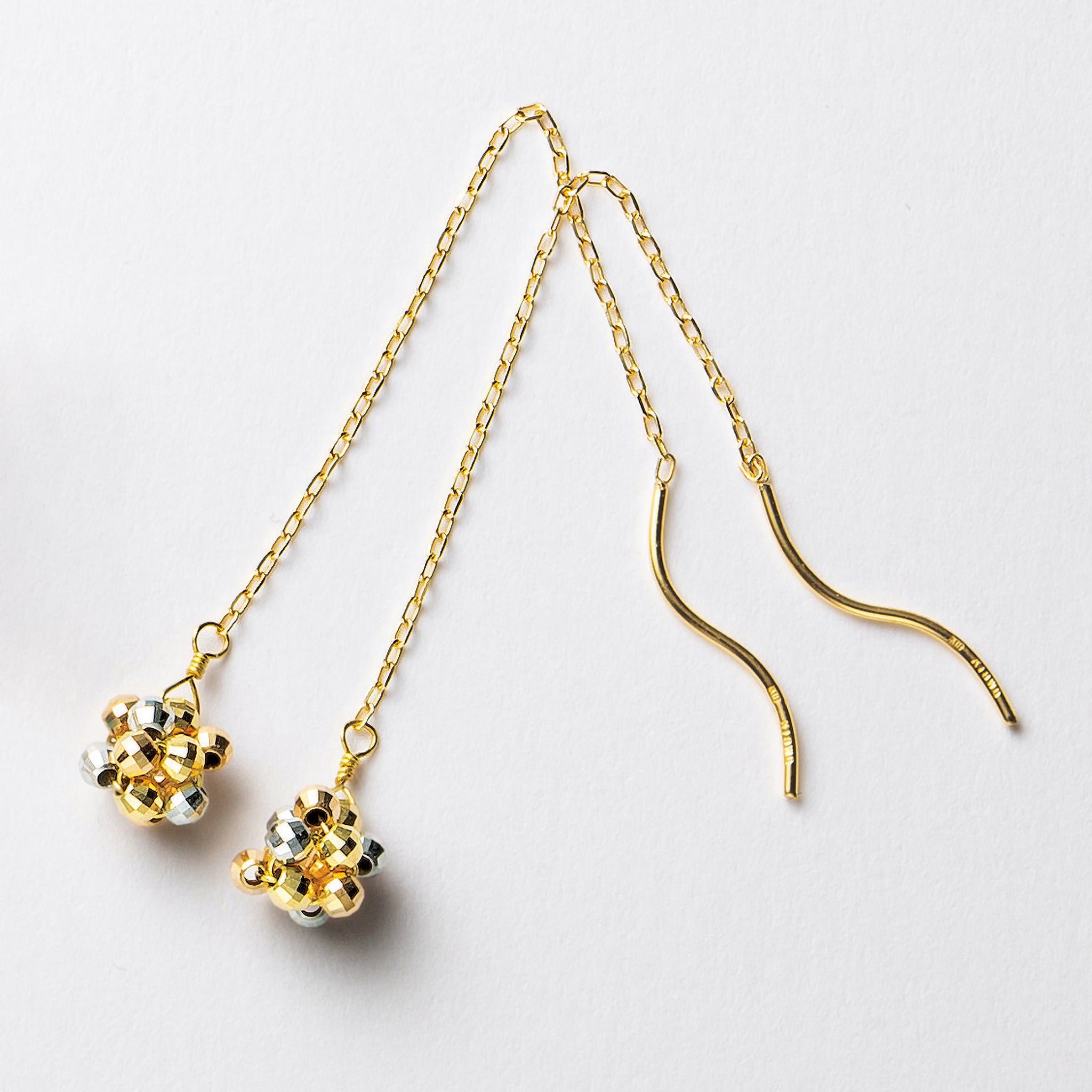 【限定10点】 K18ピアス(スリーカラー)《25H01512》