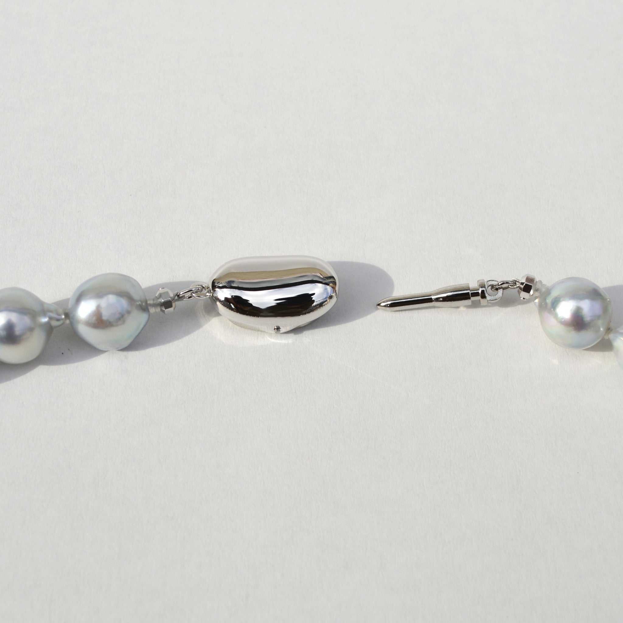 【限定5点】パール ネックレス(アコヤ真珠/9mm/バロック珠/ナチュラルブルー/6月誕生石)《25H01602》