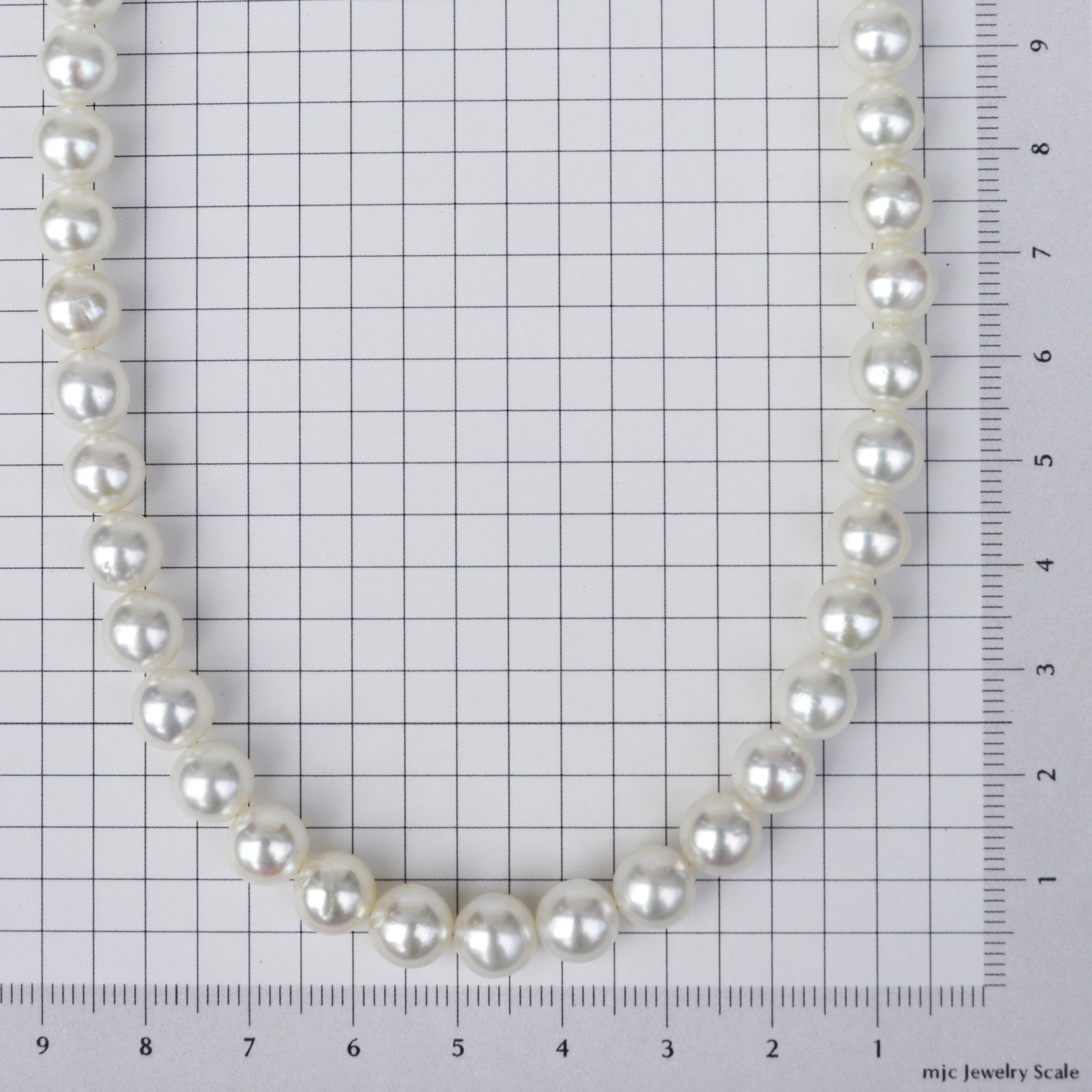 【限定9点】パール ネックレス(アコヤ真珠/7.5mm/無調色/6月誕生石/鑑別書付)《25H01708》