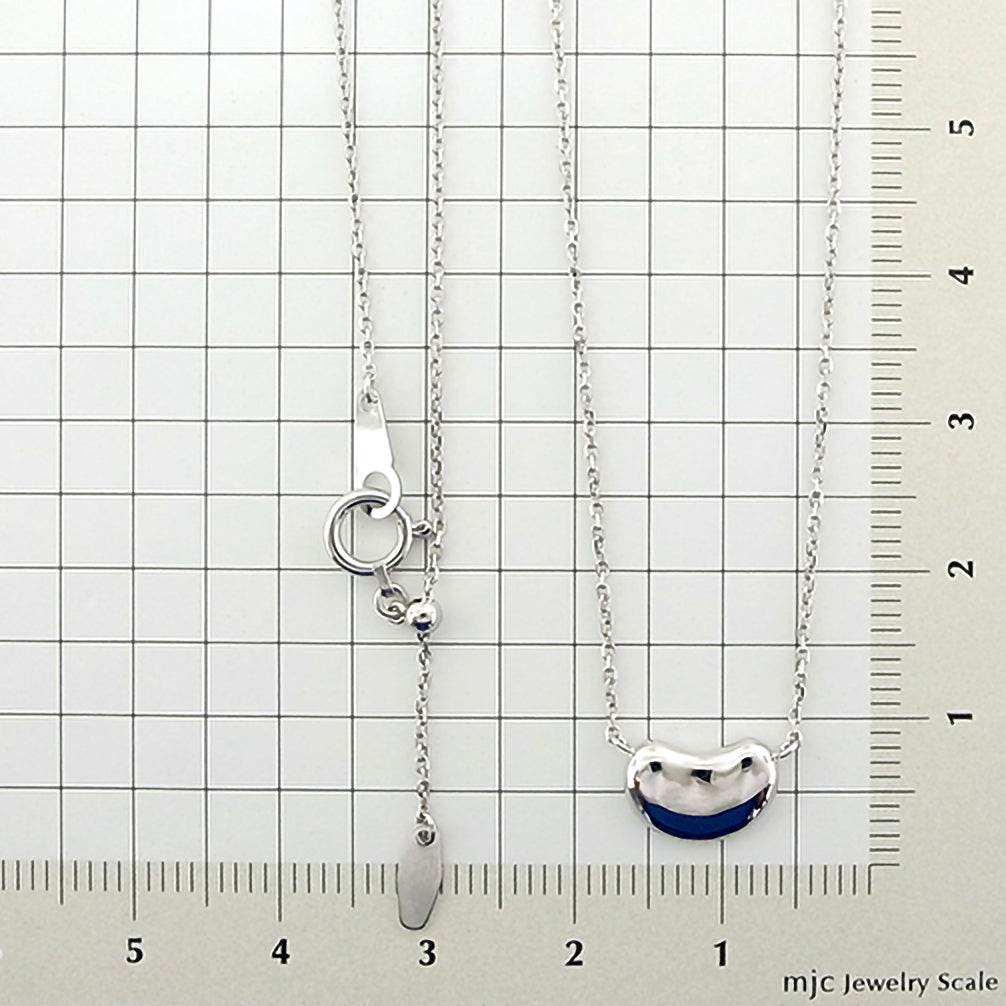 プラチナネックレス(ビーンズモチーフ)《25H01908》