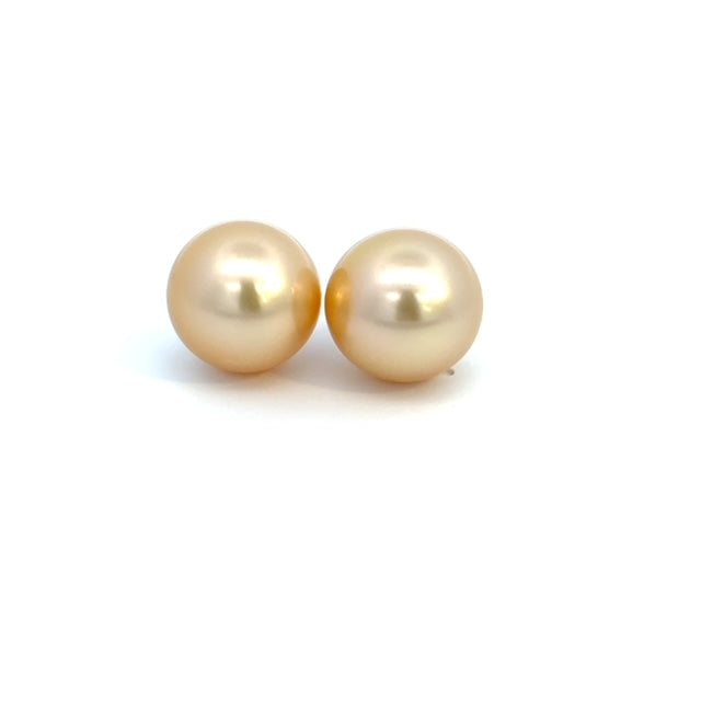 【限定3点】パール K18ピアス(白蝶真珠/13mm/ゴールド系/6月誕生石/鑑別書付/原産地証明書付)《25H02103》