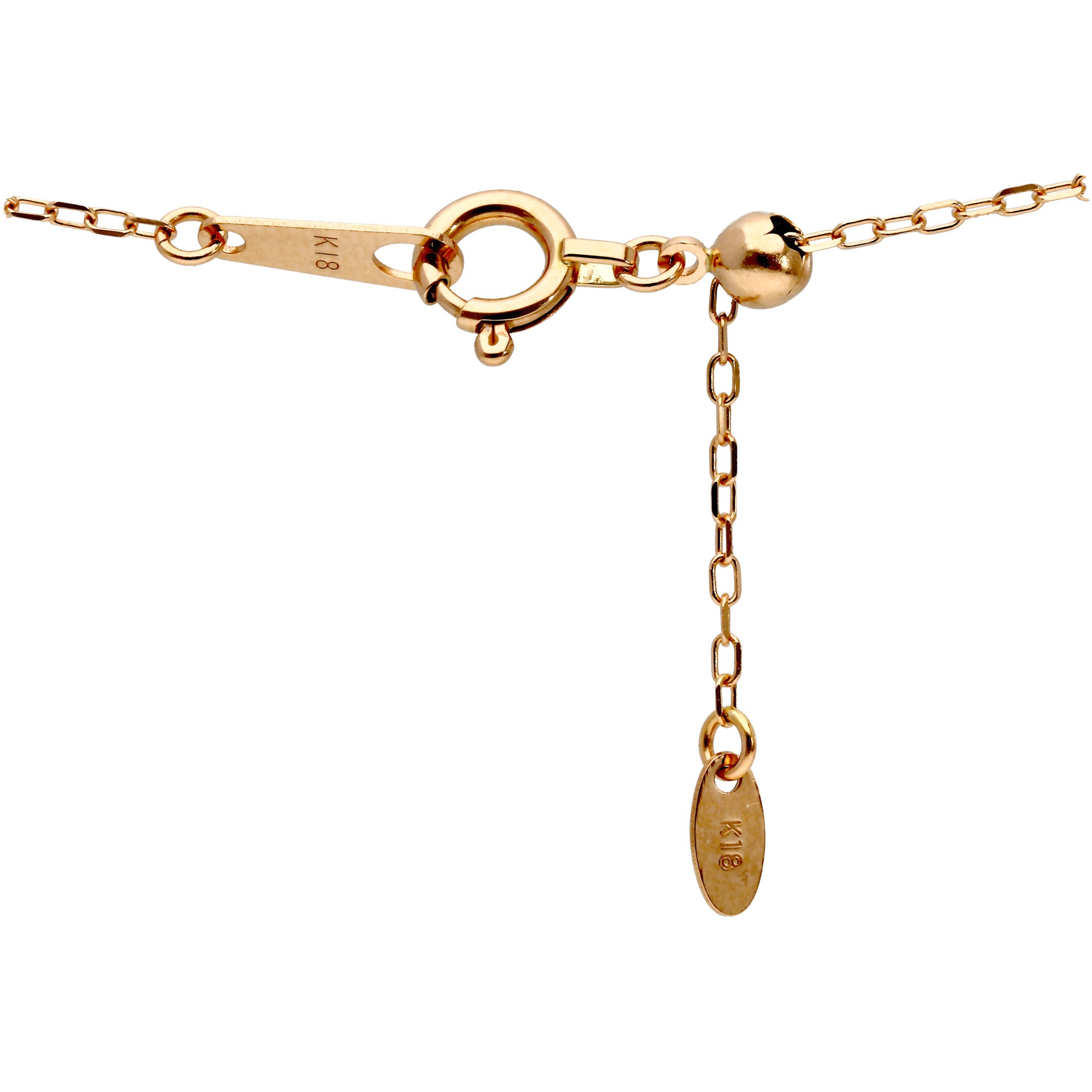 パール/ダイヤモンド K18ネックレス(アコヤ真珠/7.5mm/6月誕生石)《25H02203》