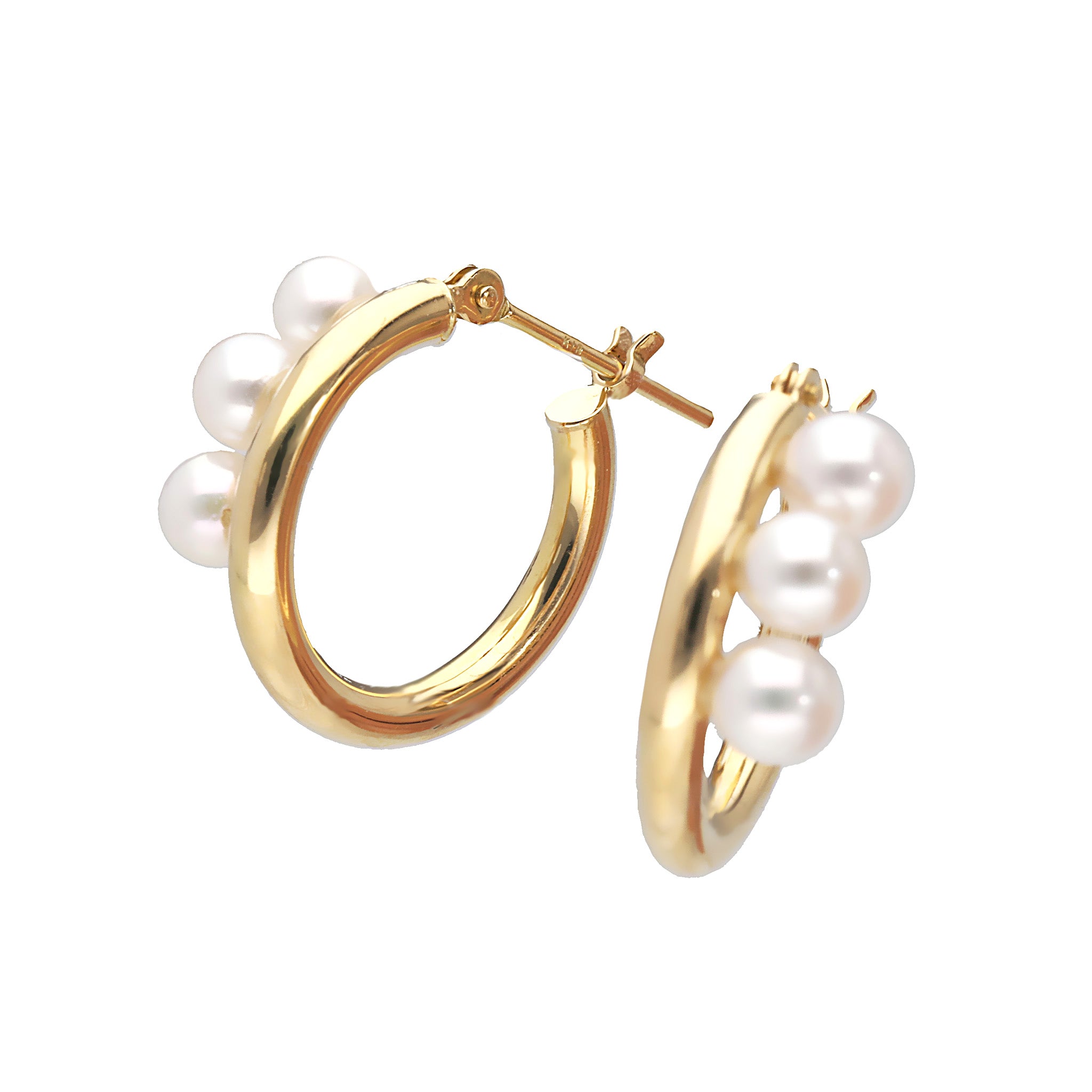 パール K18ピアス(アコヤ真珠/3.5mm/6月誕生石)《25H02206》