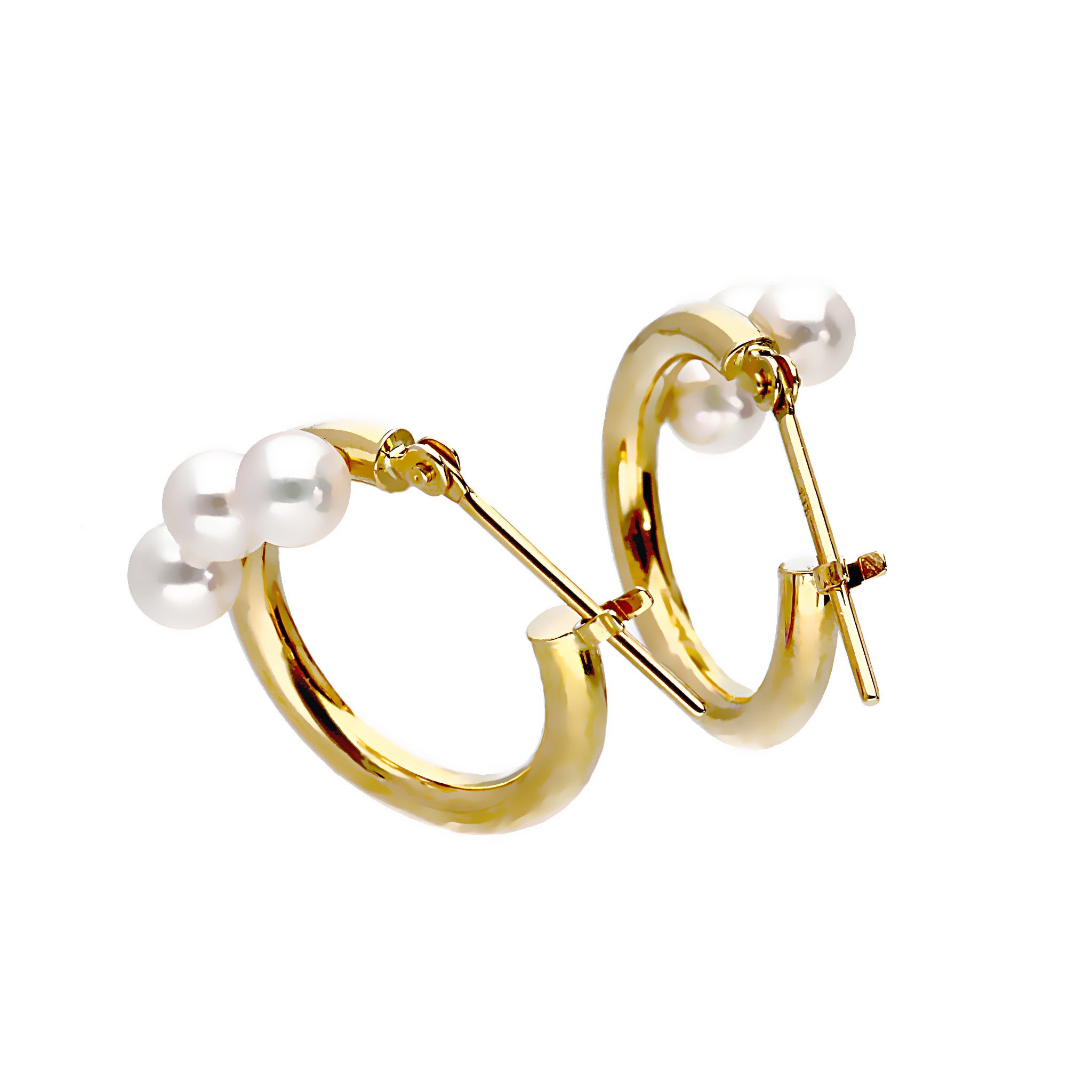 パール K18ピアス(アコヤ真珠/3.5mm/6月誕生石)《25H02206》