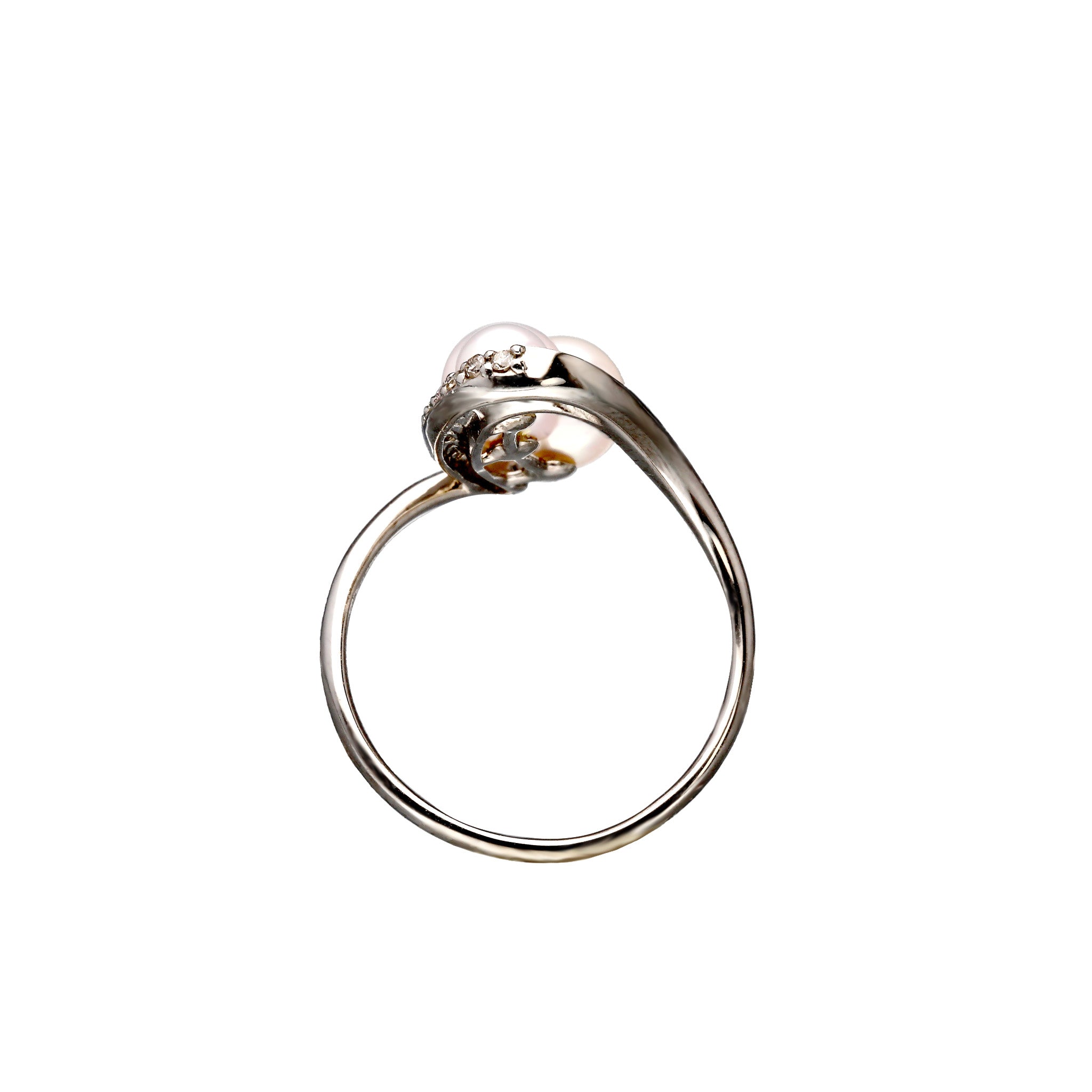 パール/ダイヤモンド プラチナリング(アコヤ真珠/4mm・5.5mm・6mm/6月誕生石)《25H02209》