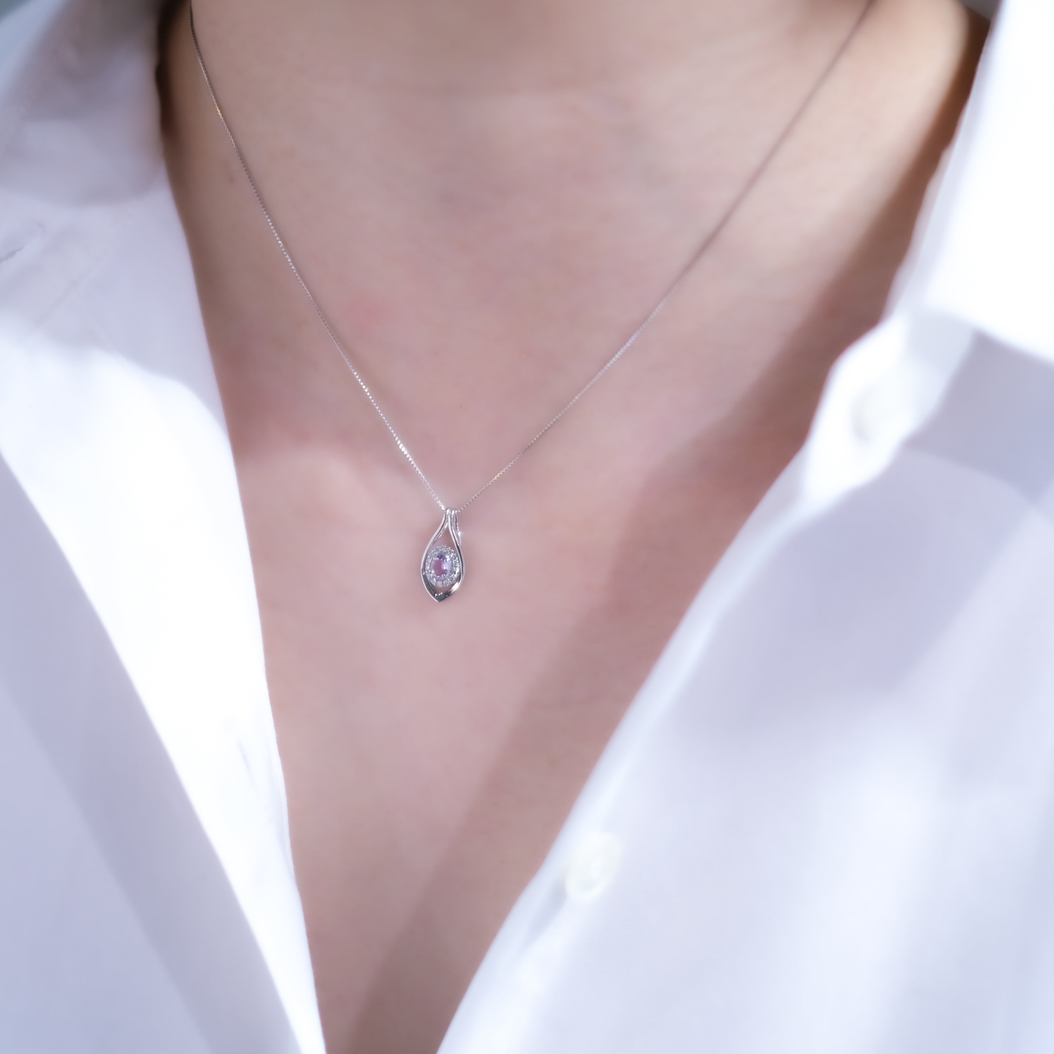 【限定5点】ハックマナイト/ダイヤモンド プラチナネックレス《25H02304》