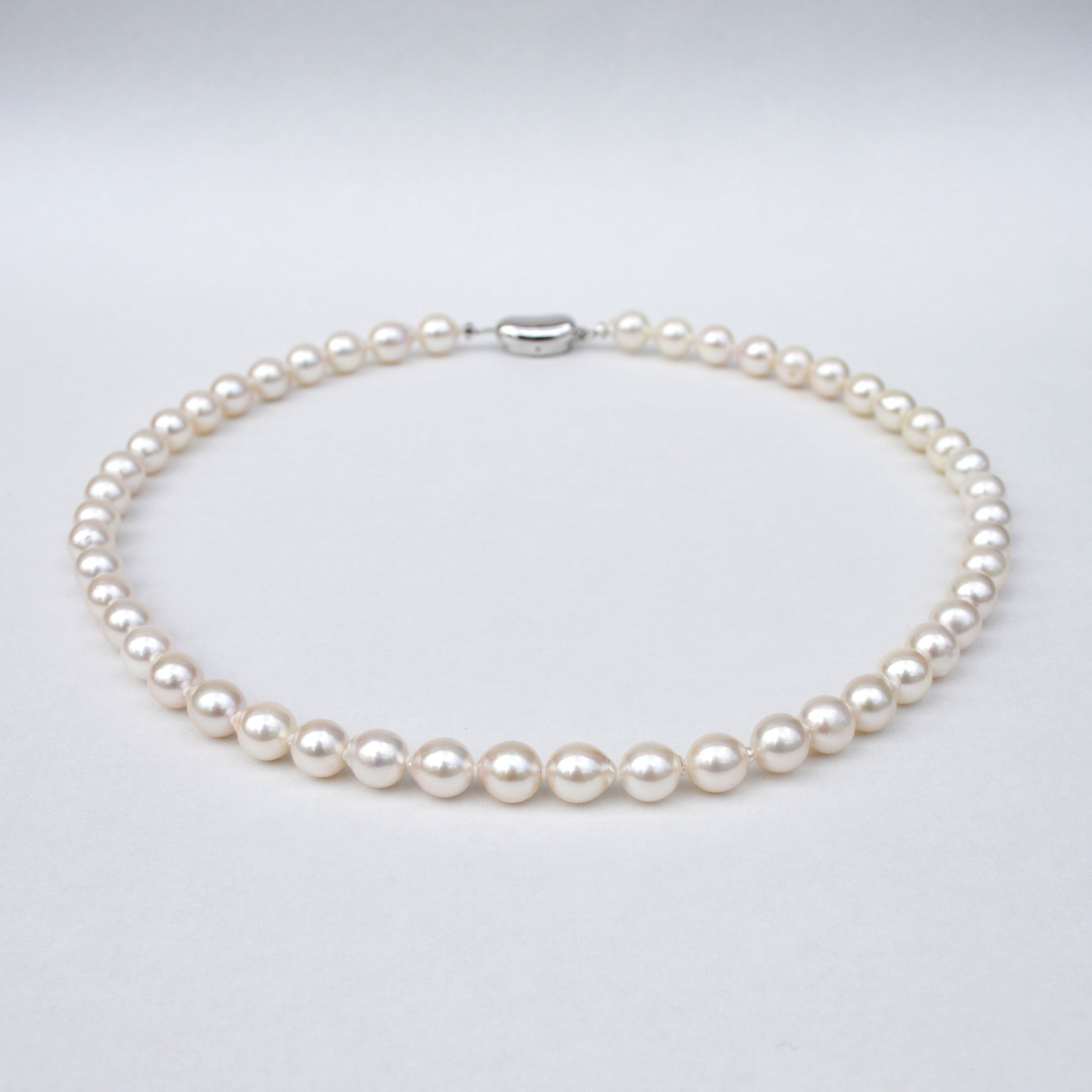 【限定5点】パール ネックレス(アコヤ真珠/7.5mm/セミバロック珠/6月誕生石)《25H02311》