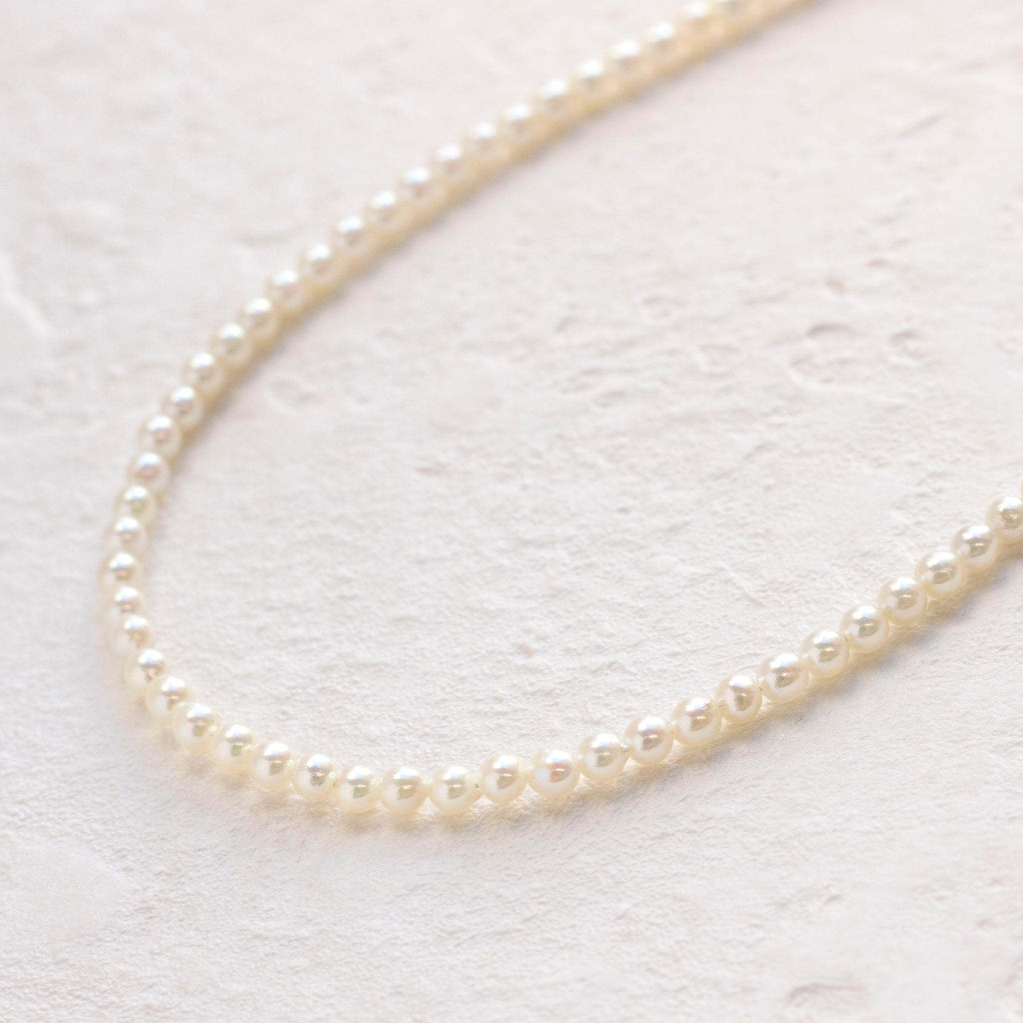 【限定8点】パール K18ネックレス(アコヤ真珠/2.5mm/6月誕生石)《25H02606》