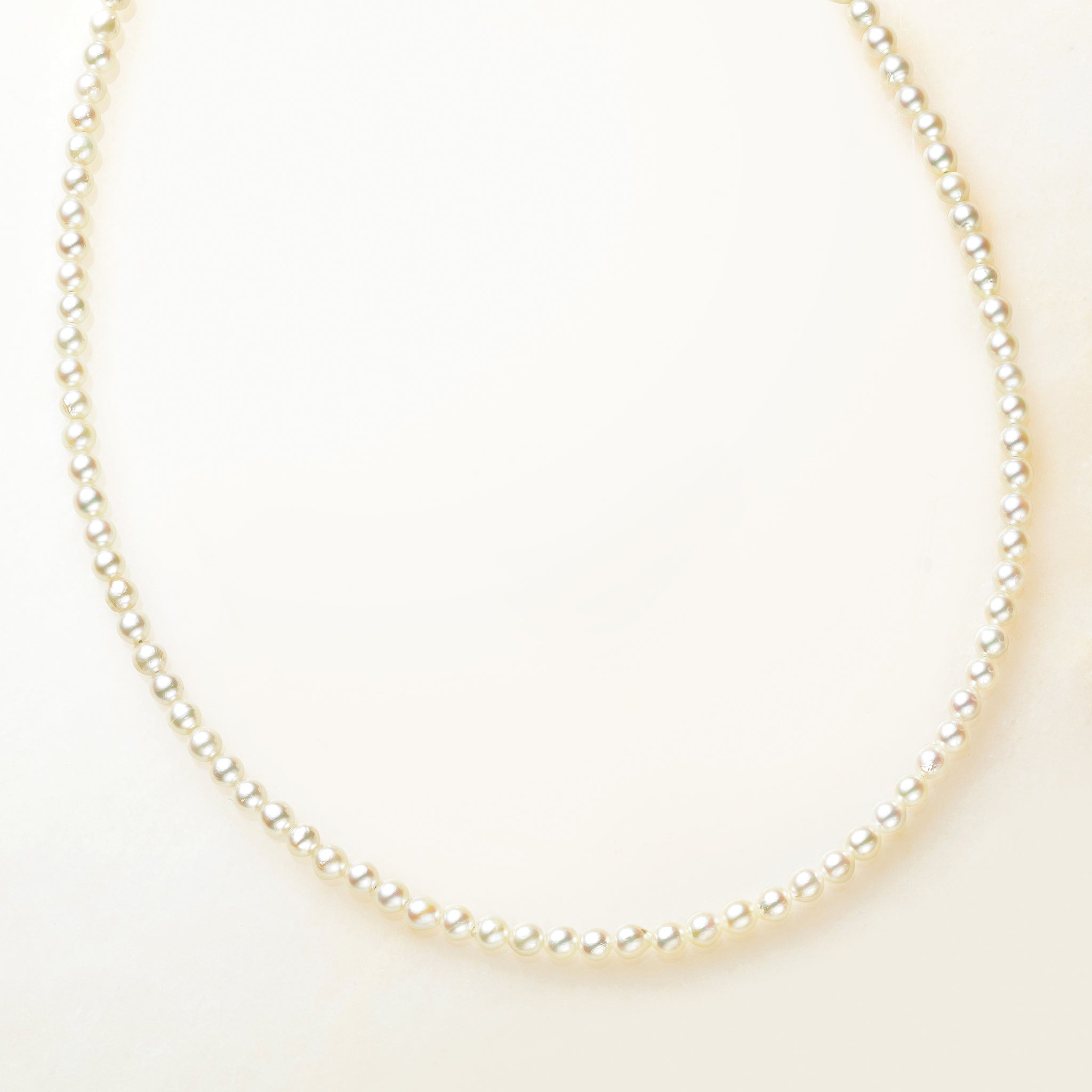 【限定8点】パール K18ネックレス(アコヤ真珠/2.5mm/6月誕生石)《25H02606》