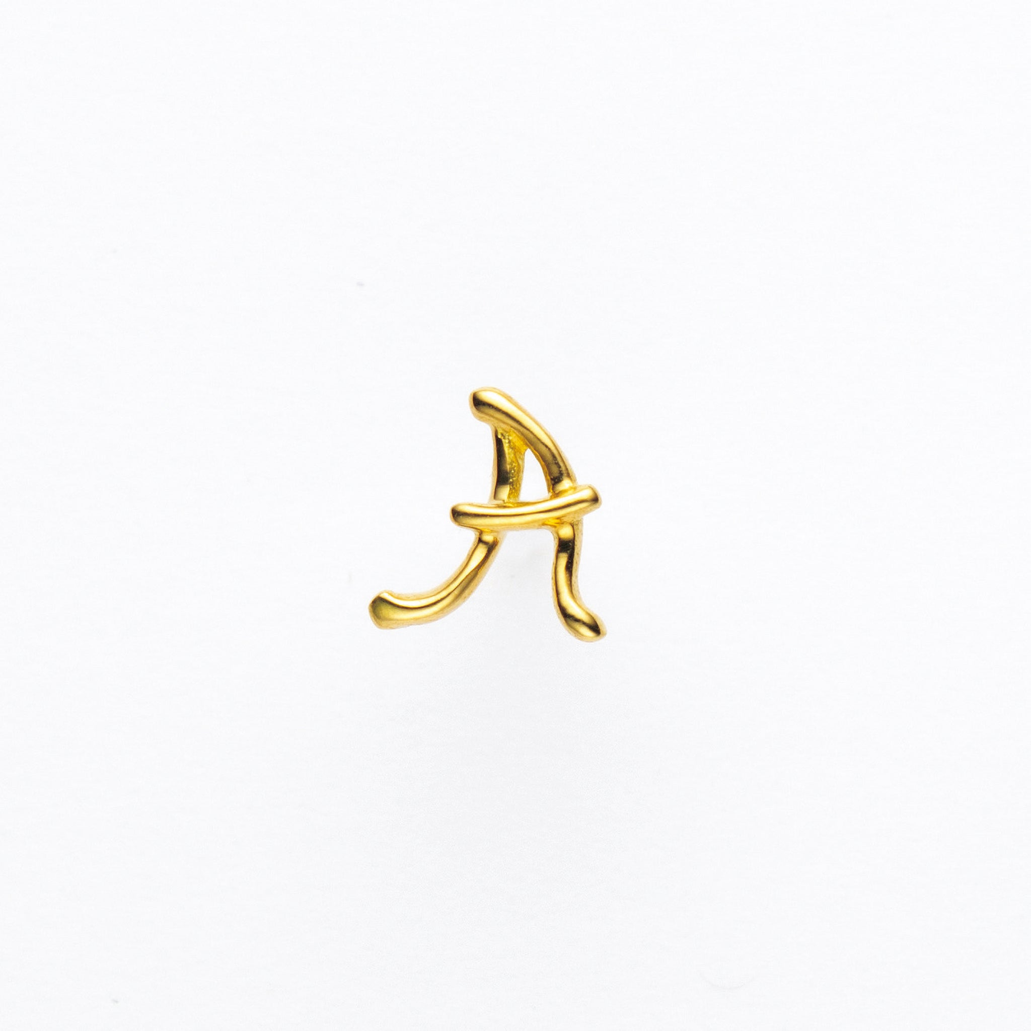 K18ピアス(イニシャル/A/片側)《25H02711-A》