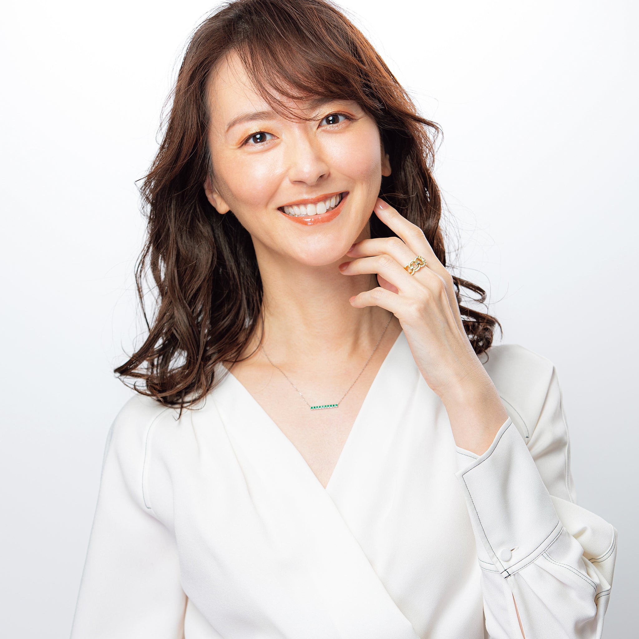 ダイヤモンド K18リング(4月誕生石/鑑別書付)《25H02808》