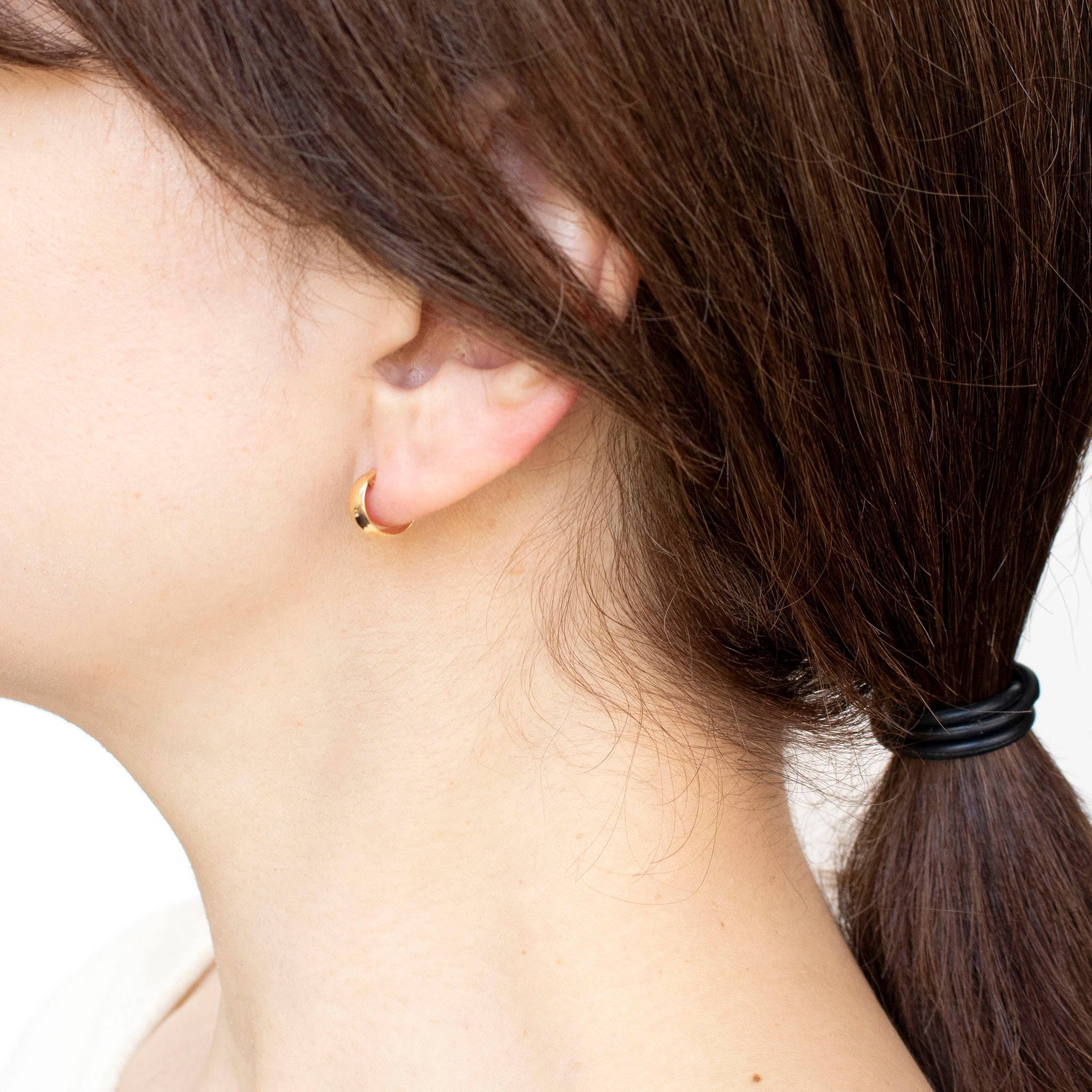 K18ピアス(フープ)《25H02809》