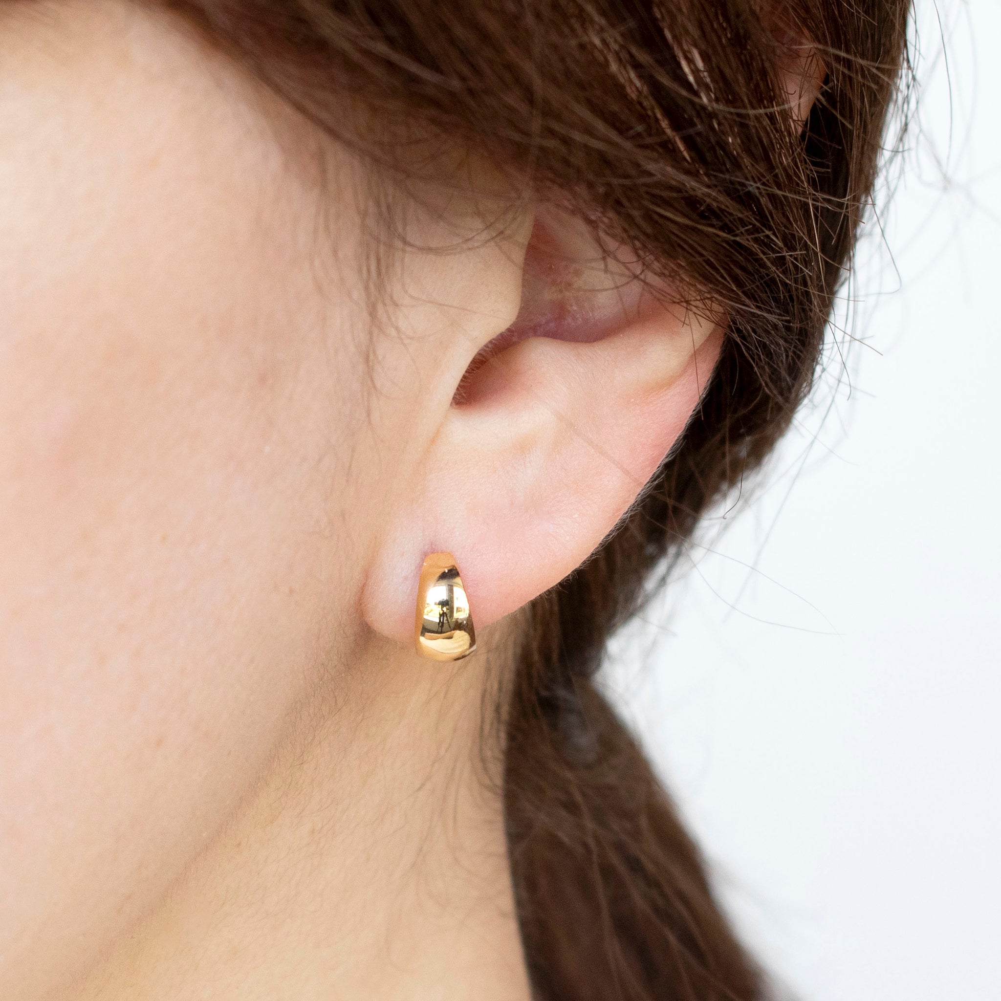 K18ピアス(フープ)《25H02809》