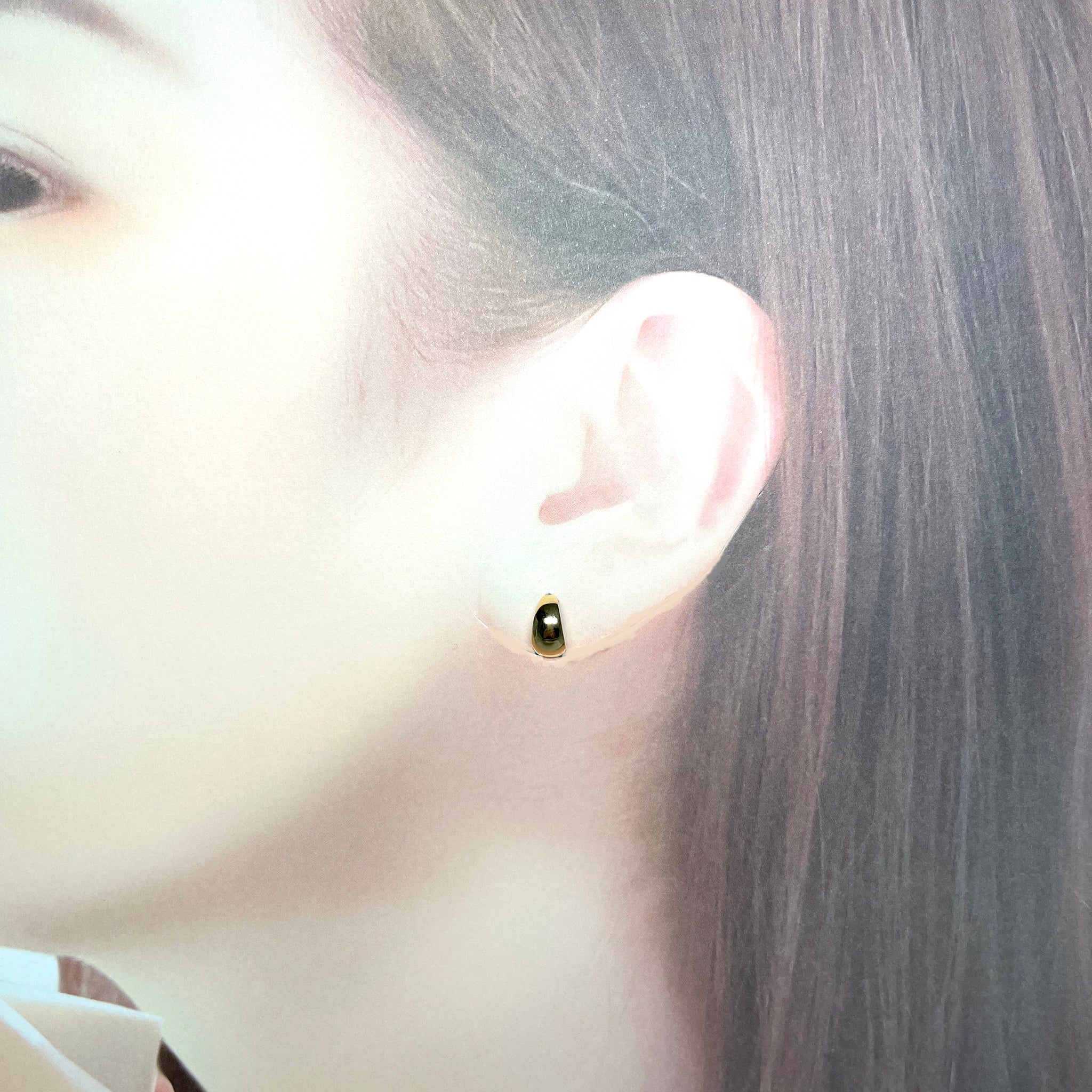 K18ピアス(フープ)《25H02809》