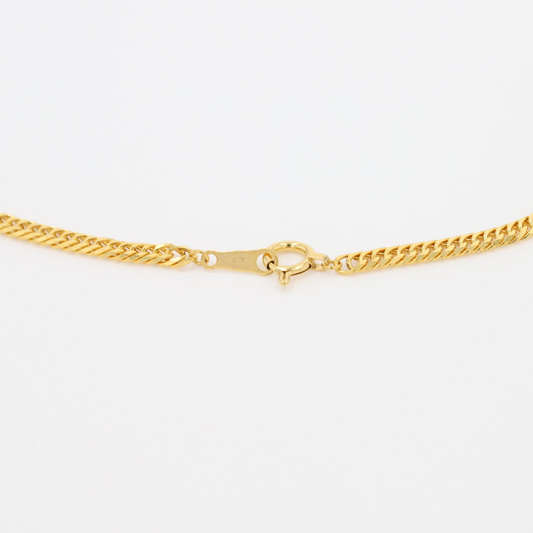 K24ネックレス(純金/喜平ダブル6面カット/造幣局品位刻印付/20g/50cm)《25H02902》