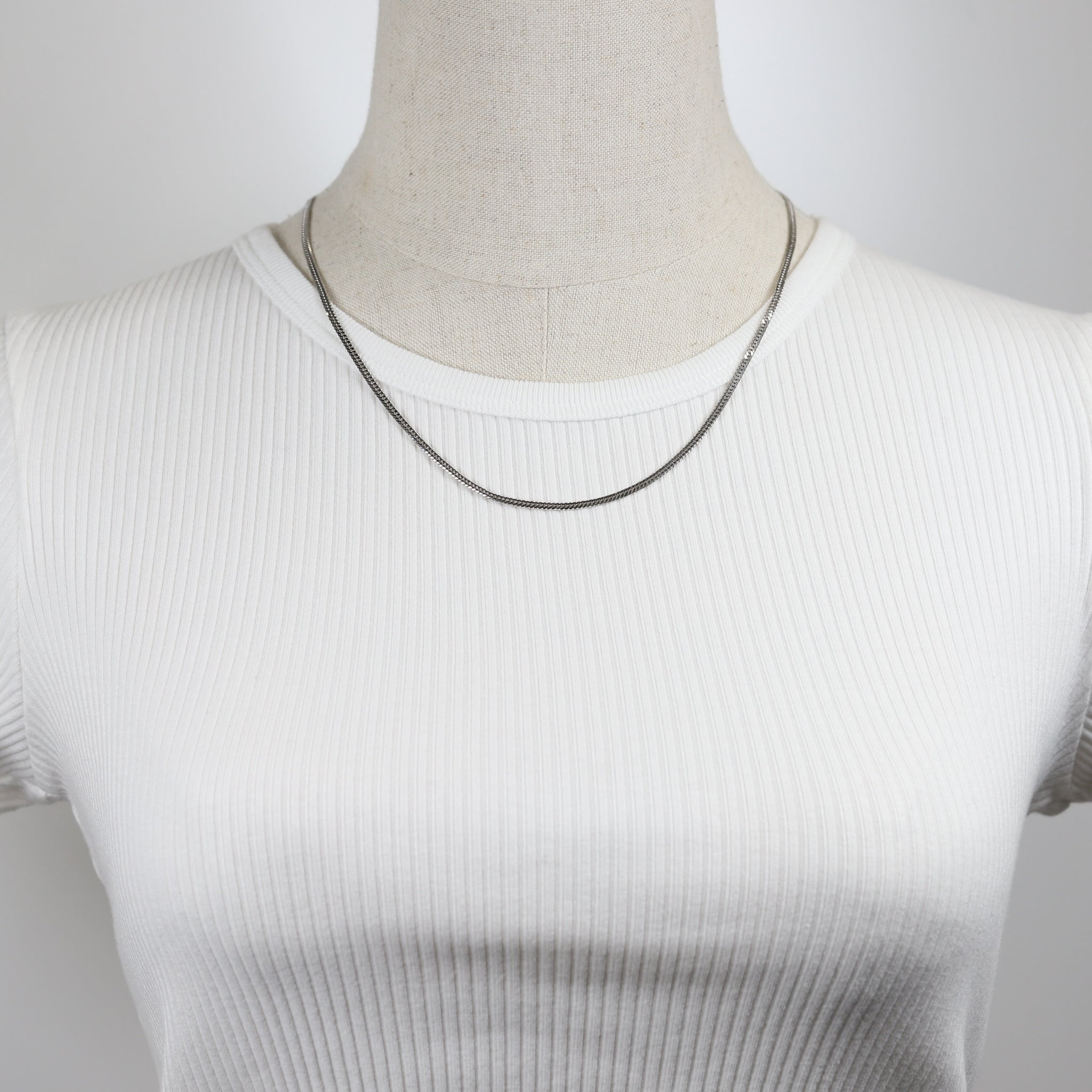 PT999ネックレス(純プラチナ/喜平ダブル6面カット/造幣局品位刻印付/12g/50cm)《25H02903》