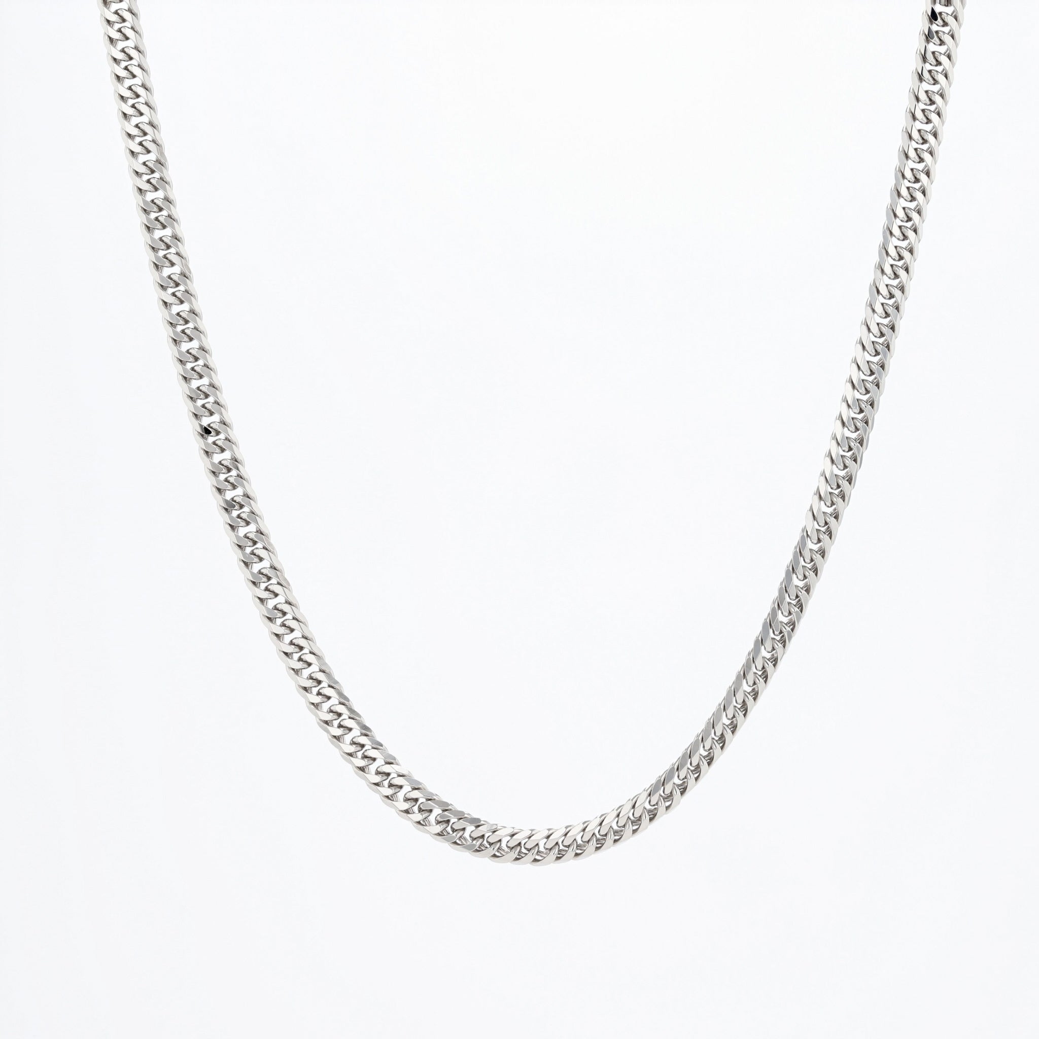 PT999ネックレス(純プラチナ/喜平ダブル6面カット/造幣局品位刻印付/24g/50cm)《25H02904》