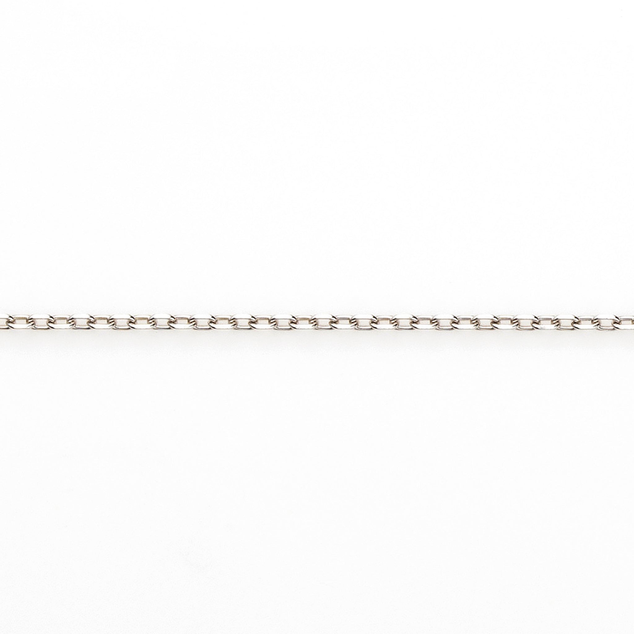 プラチナネックレス(角アズキ/幅0.6mm/45cm/スライドピン式「楽わ」付き/フリーアジャスター)《25H02905》