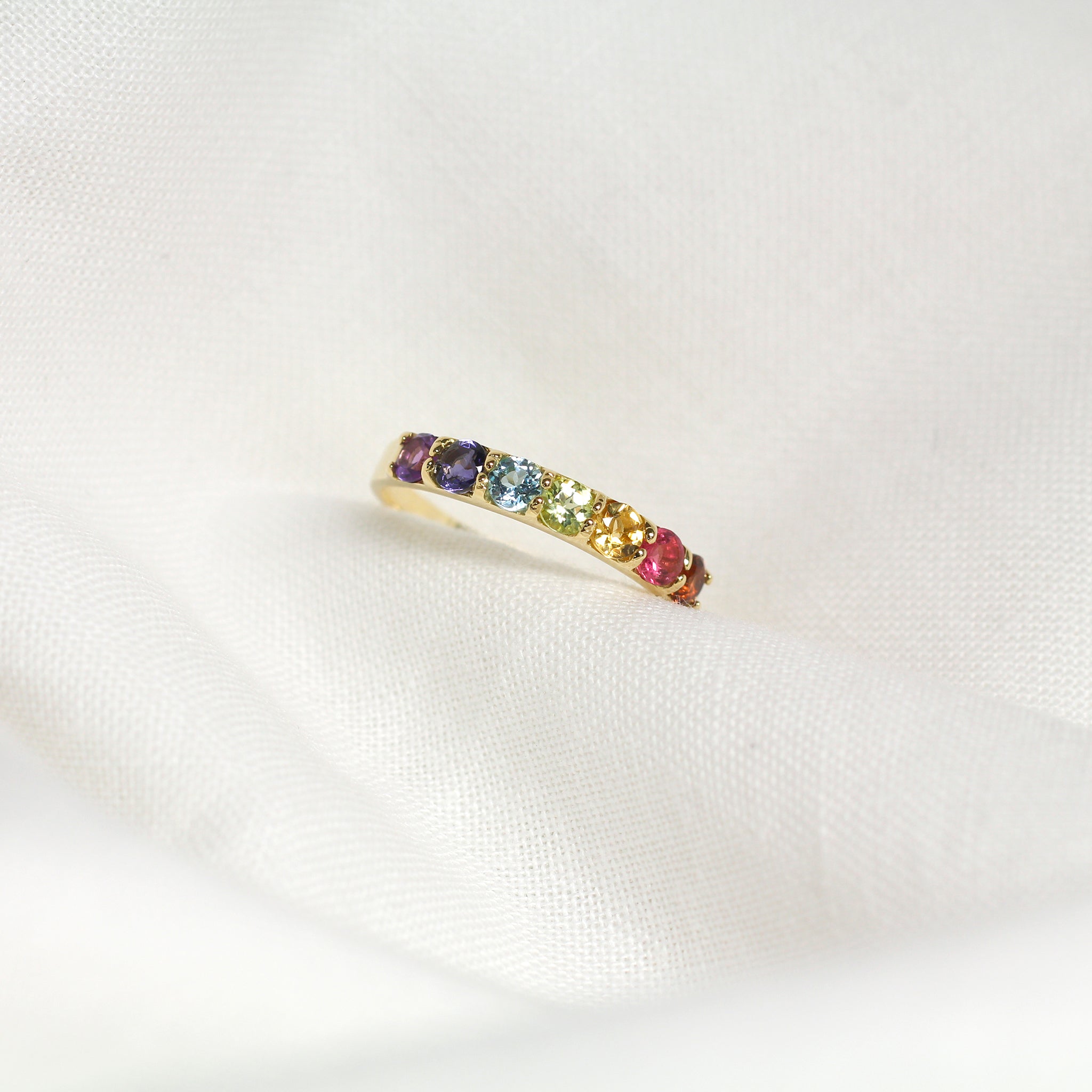 マルチカラー K18ピンキーリング《25H03104》