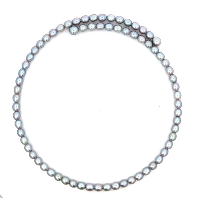 パール ネックレス&ペンダントップ3点セット(淡水真珠/ロング/80cm/6月誕生石)《25H03501》