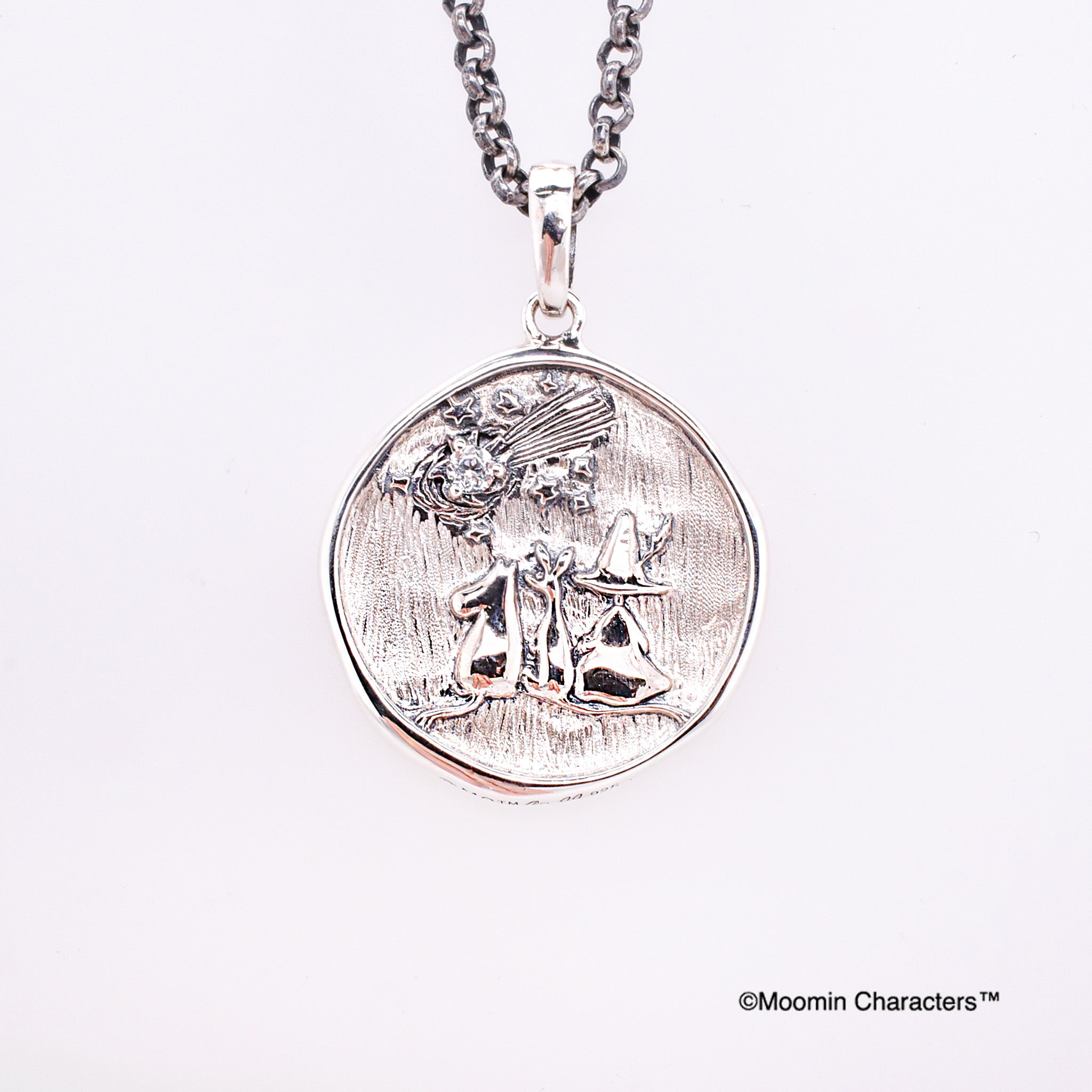 ホワイトトパーズ シルバーネックレス(MOOMIN/ムーミン/小説一作目 出版80周年記念)《25H03603》