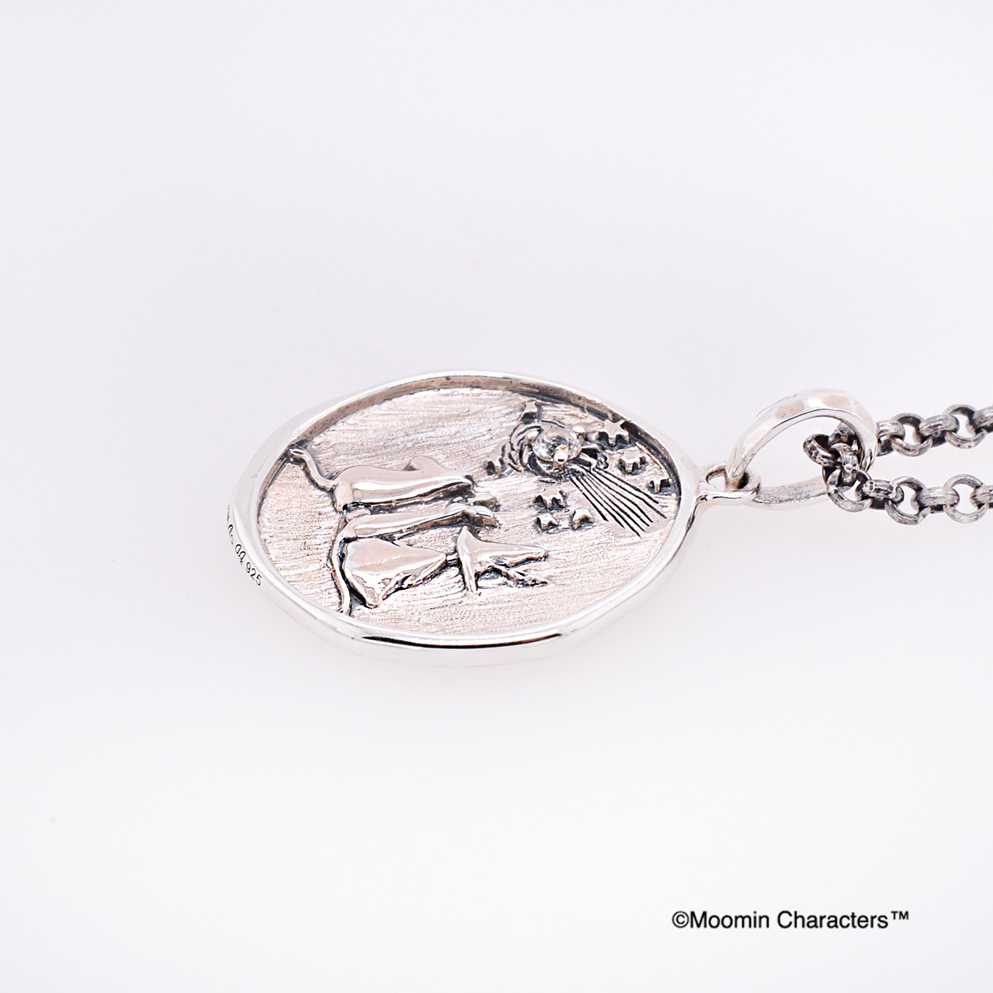 ホワイトトパーズ シルバーネックレス(MOOMIN/ムーミン/小説一作目 出版80周年記念)《25H03603》