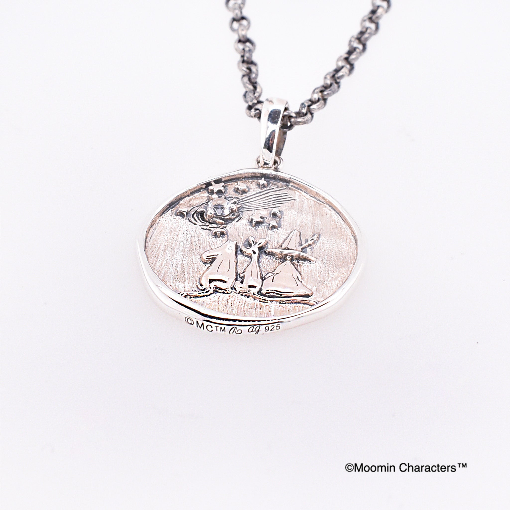ホワイトトパーズ シルバーネックレス(MOOMIN/ムーミン/小説一作目 出版80周年記念)《25H03603》