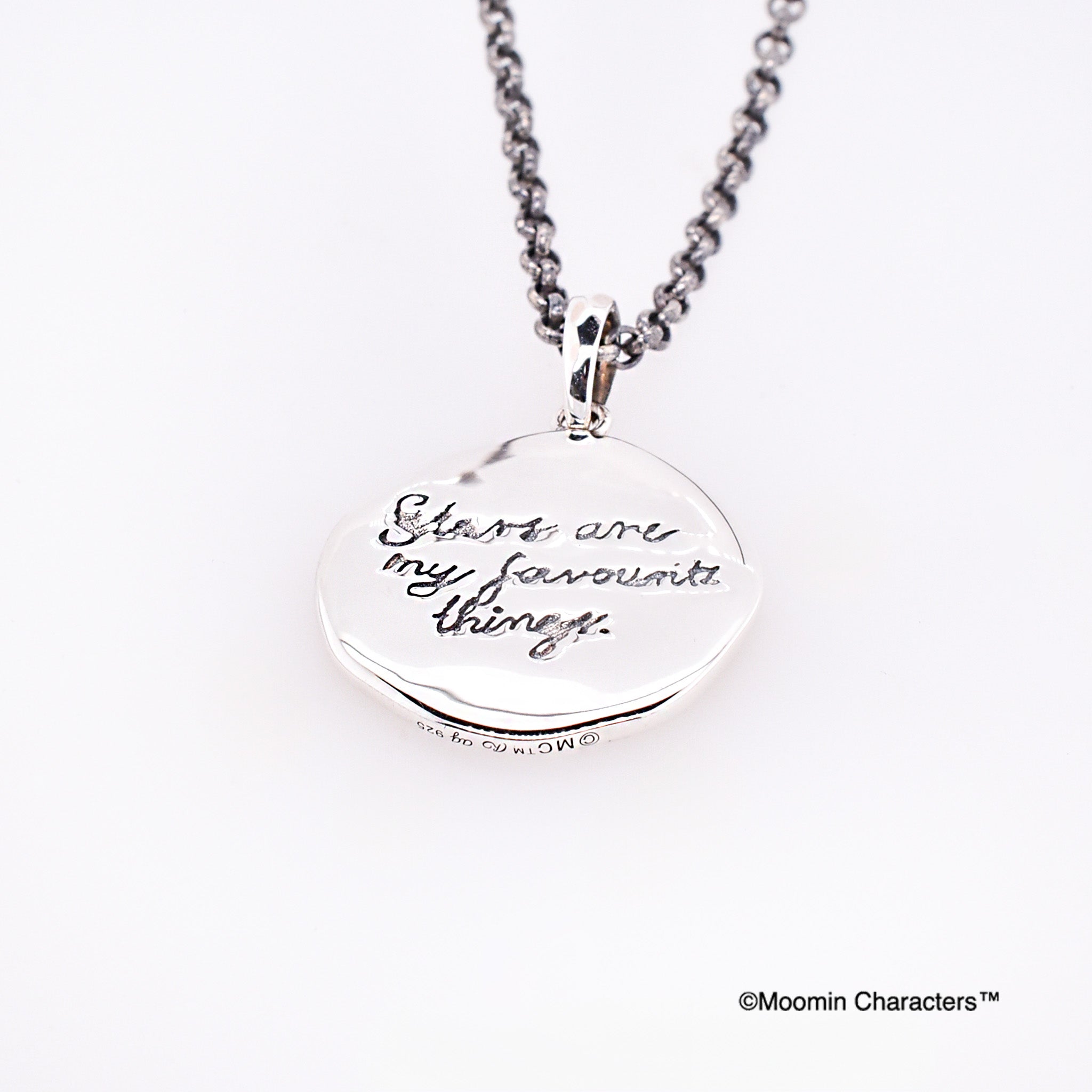 ホワイトトパーズ シルバーネックレス(MOOMIN/ムーミン/小説一作目 出版80周年記念)《25H03603》