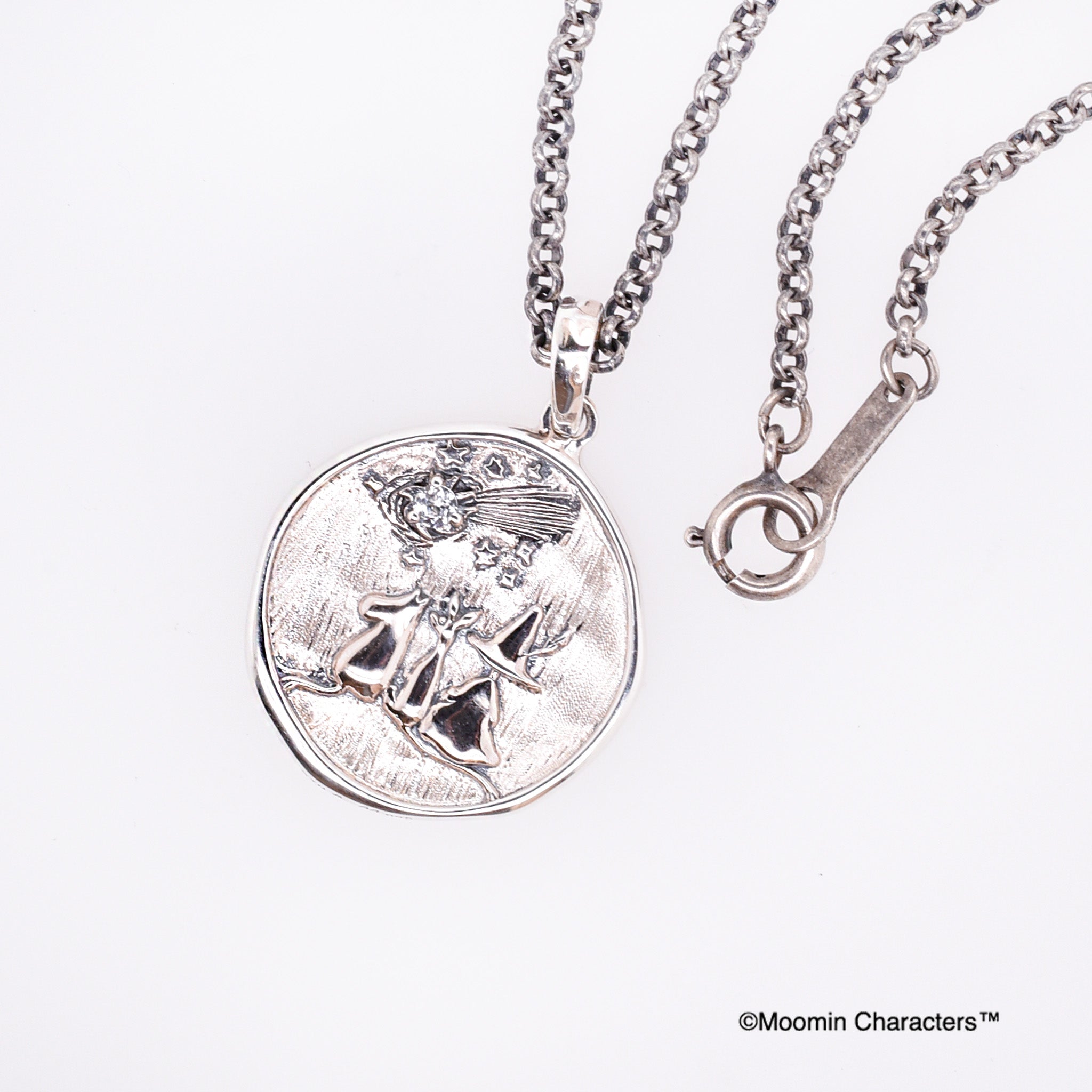 ホワイトトパーズ シルバーネックレス(MOOMIN/ムーミン/小説一作目 出版80周年記念)《25H03603》