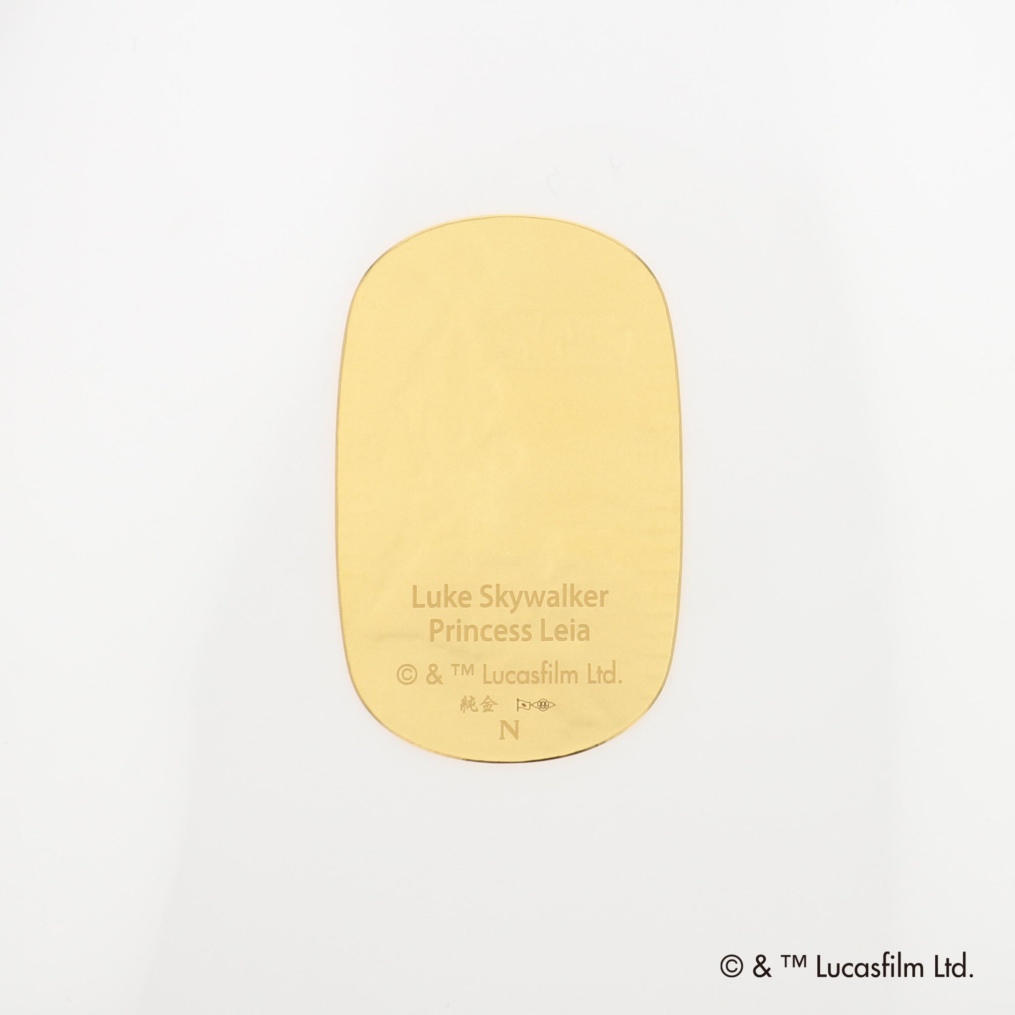 K24金製品(スター・ウォーズ公式ライセンス/純金小判/30g/ルーク・スカイウォーカー/レイア姫/造幣局品位刻印付)《25H03901》