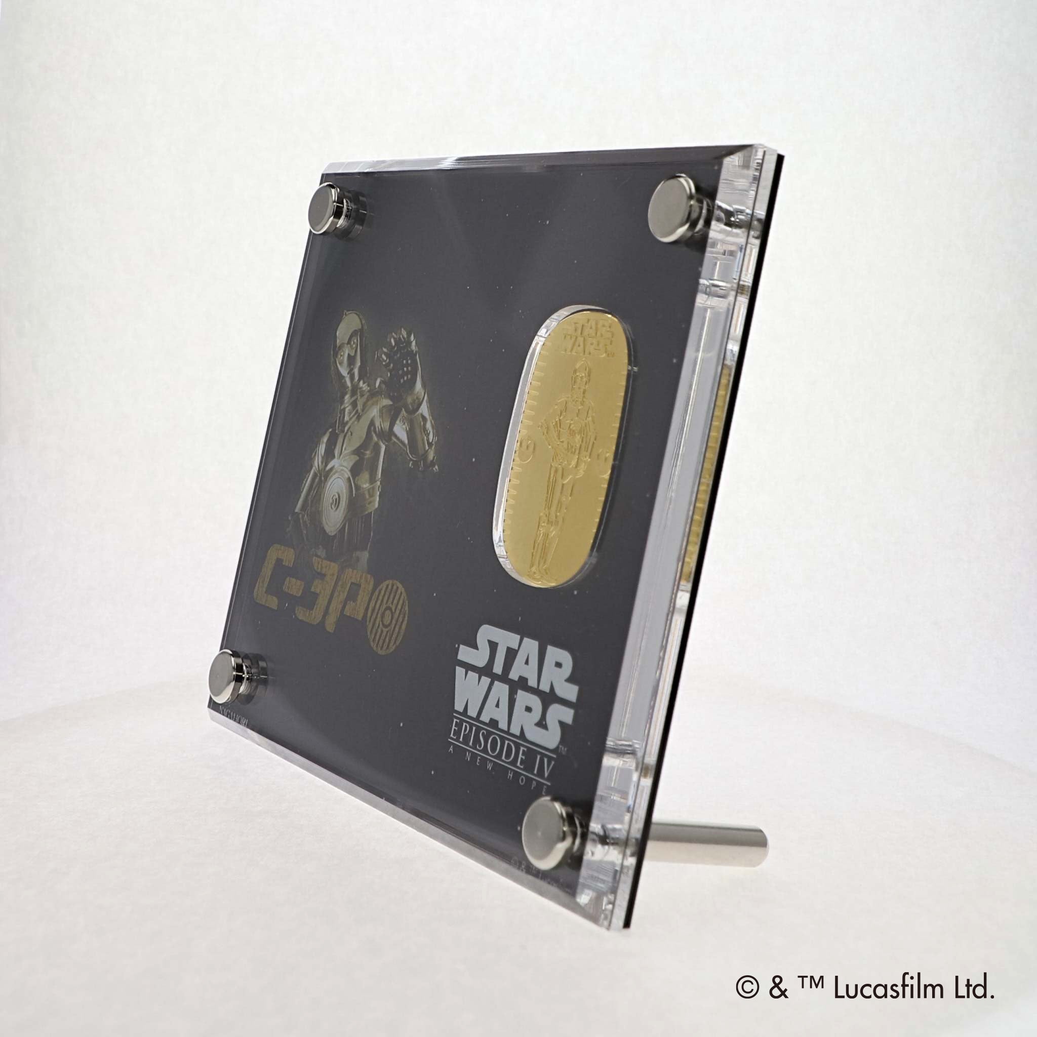 K24金製品(スター・ウォーズ公式ライセンス/純金小判/10g/C-3PO/造幣局品位刻印付)《25H03903》