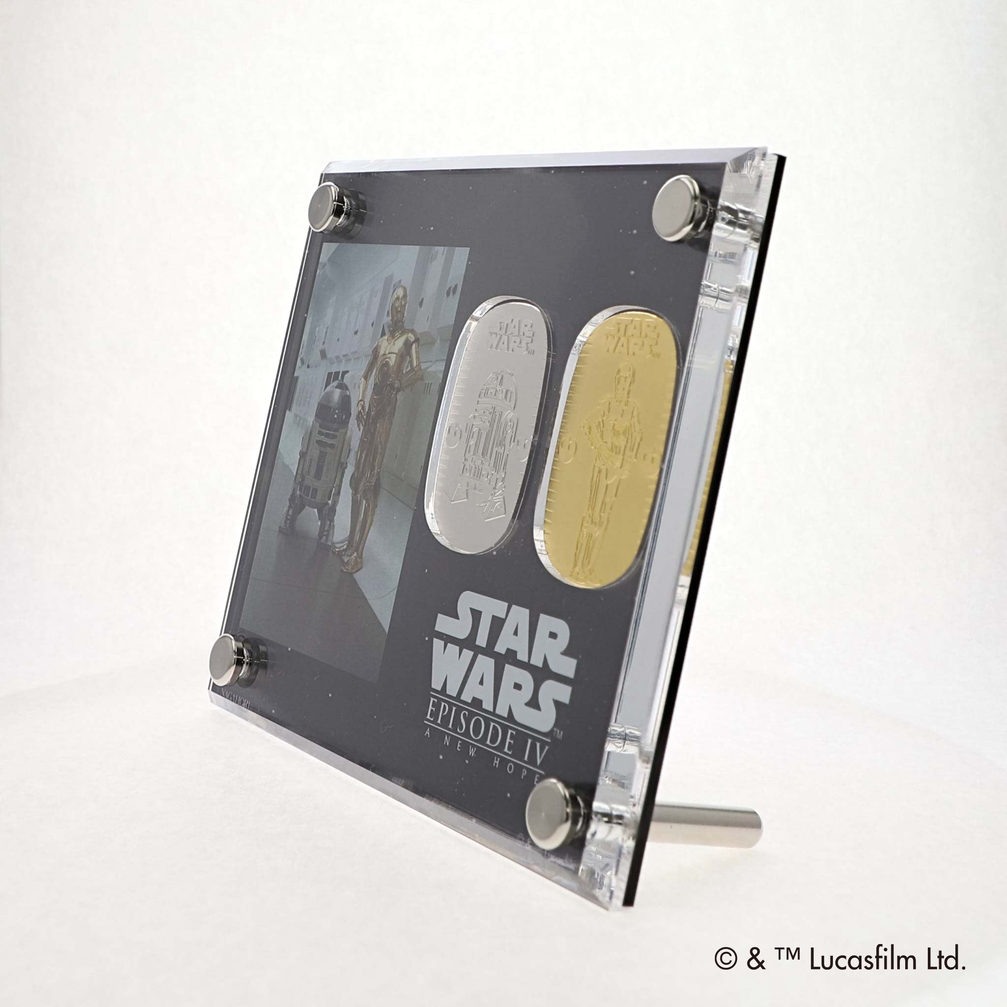 K24/PT999小判2枚セット(スター・ウォーズ公式ライセンス/純金・純プラチナ/10g/造幣局品位刻印付)《25H04001》