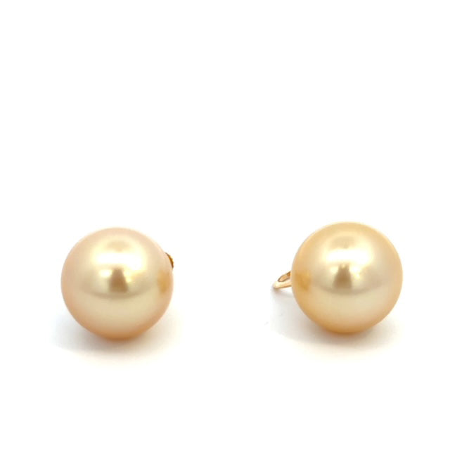 【限定3点】パール K18イヤリング(白蝶真珠/13mm/ゴールド系/6月誕生石/鑑別書付/原産地証明書付)《25H02102》