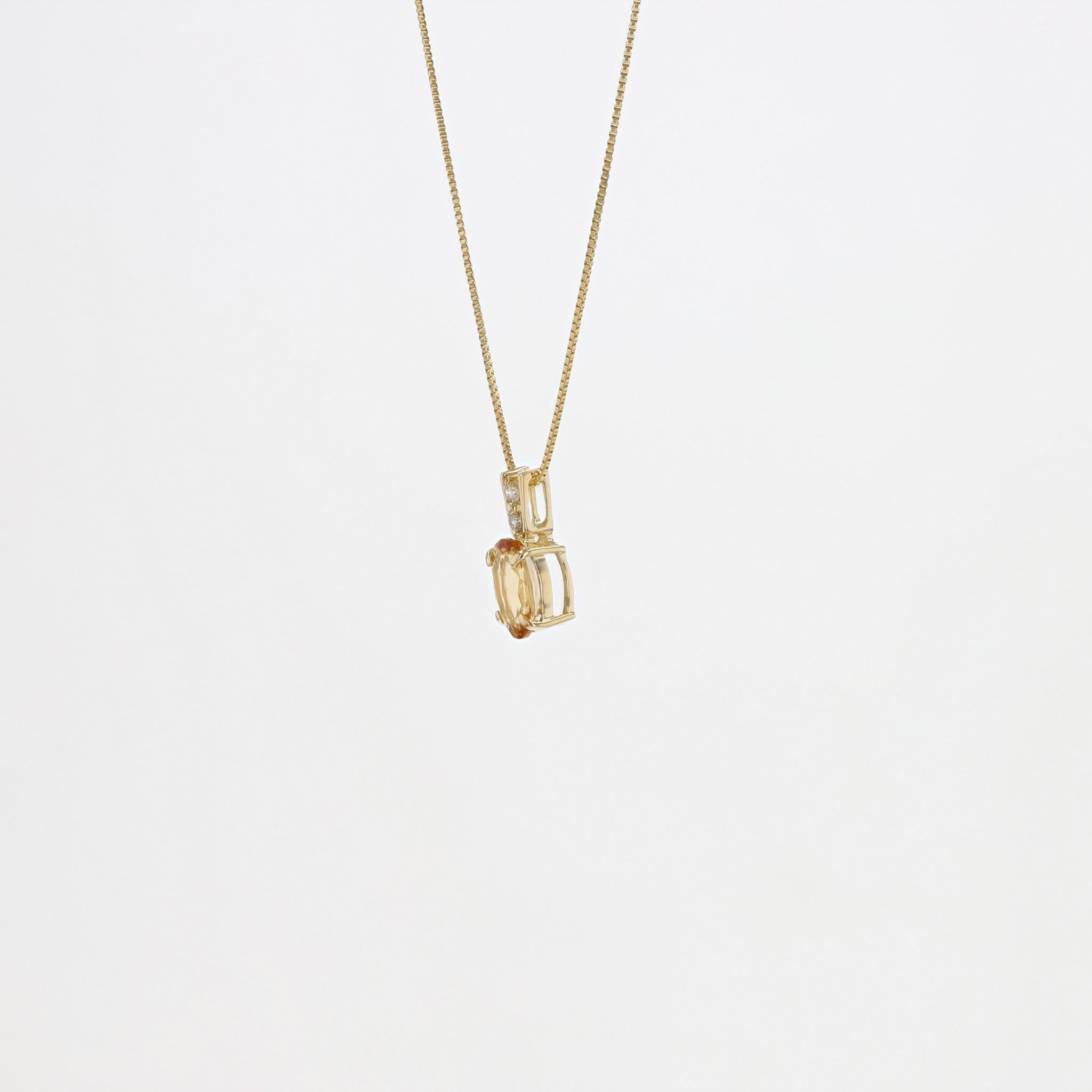 ガーネット/ダイヤモンド K18ネックレス(1月誕生石)《25N00305》